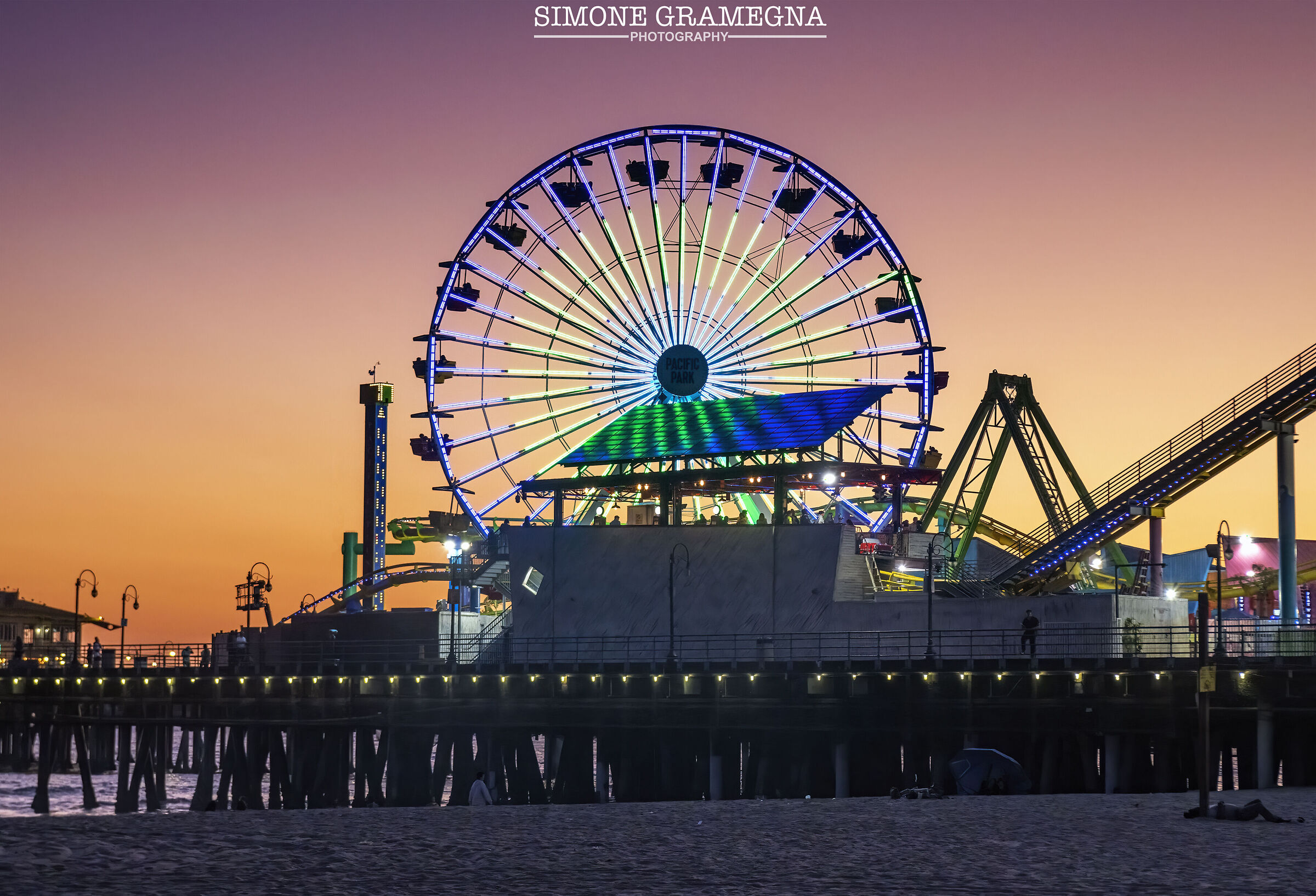 Sunset in Santa Monica