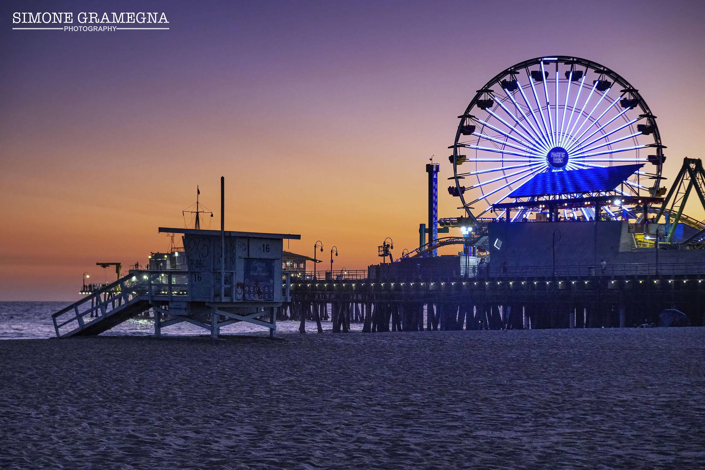Sunset in Santa Monica