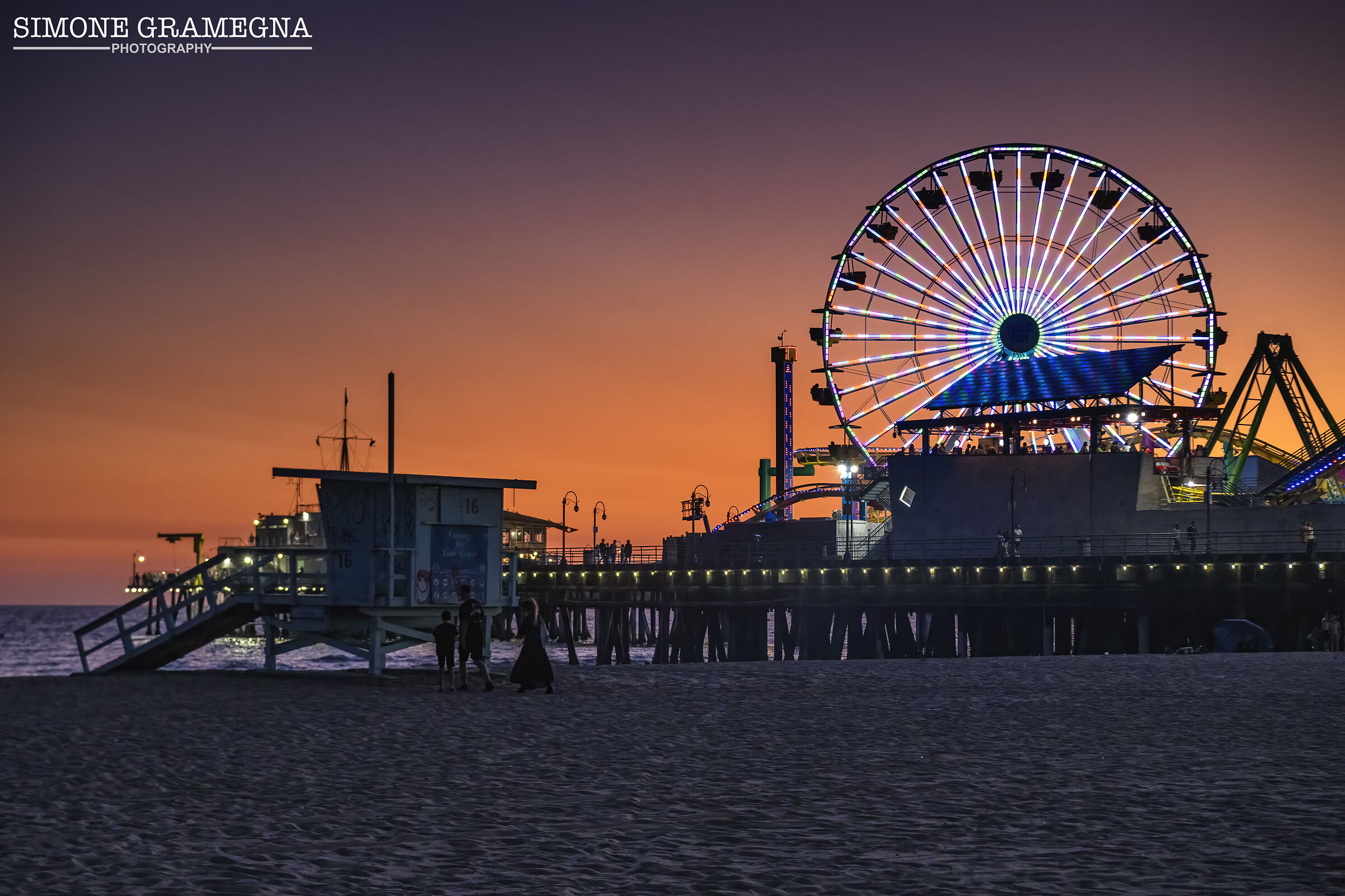 Sunset in Santa Monica