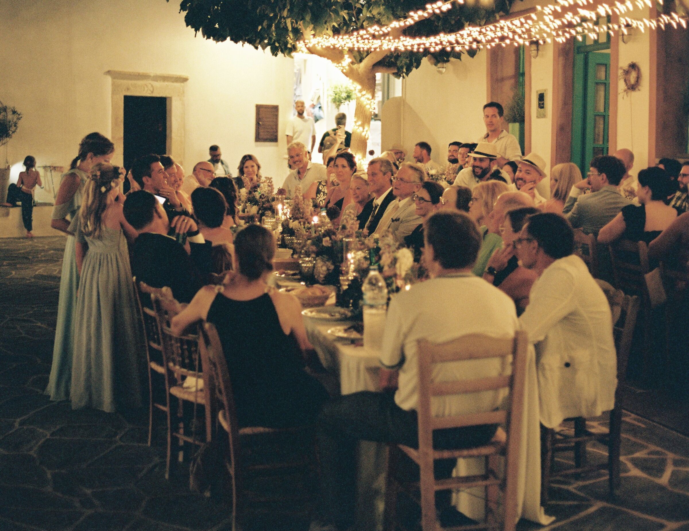 Wedding reception, Folegandros