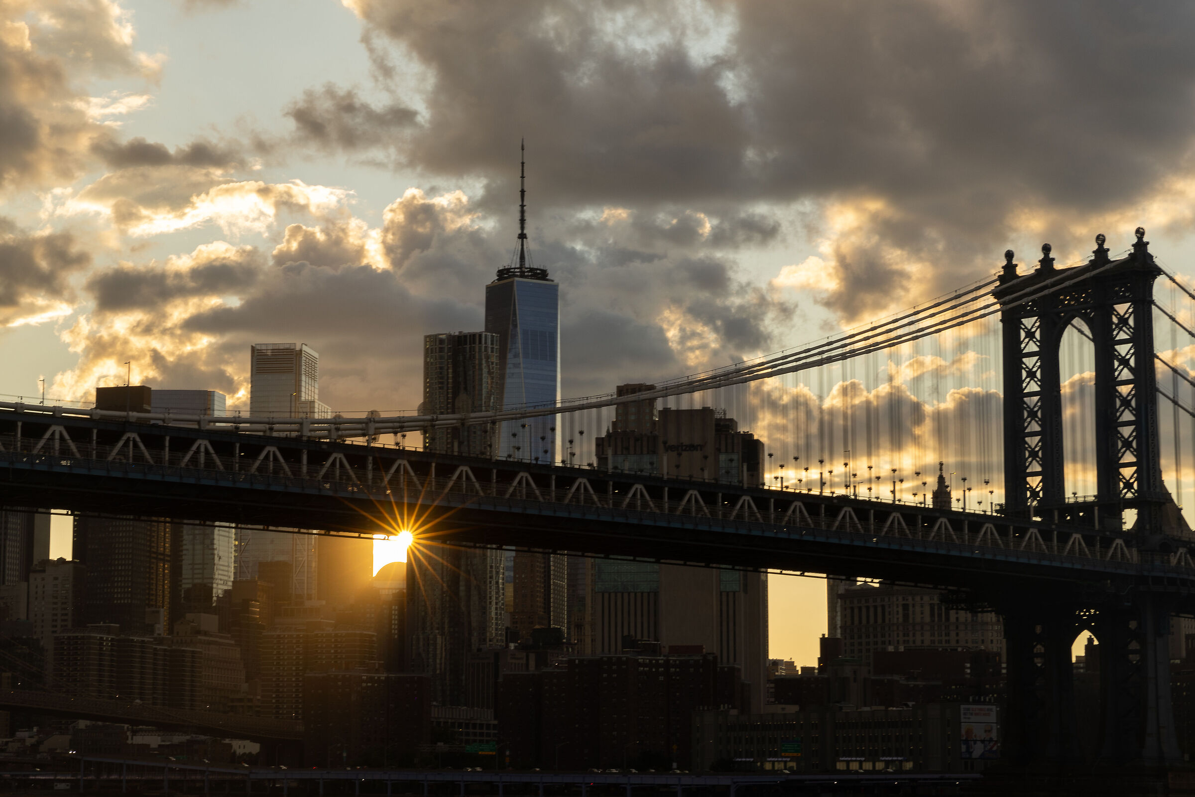 The "bridge" at sunset
