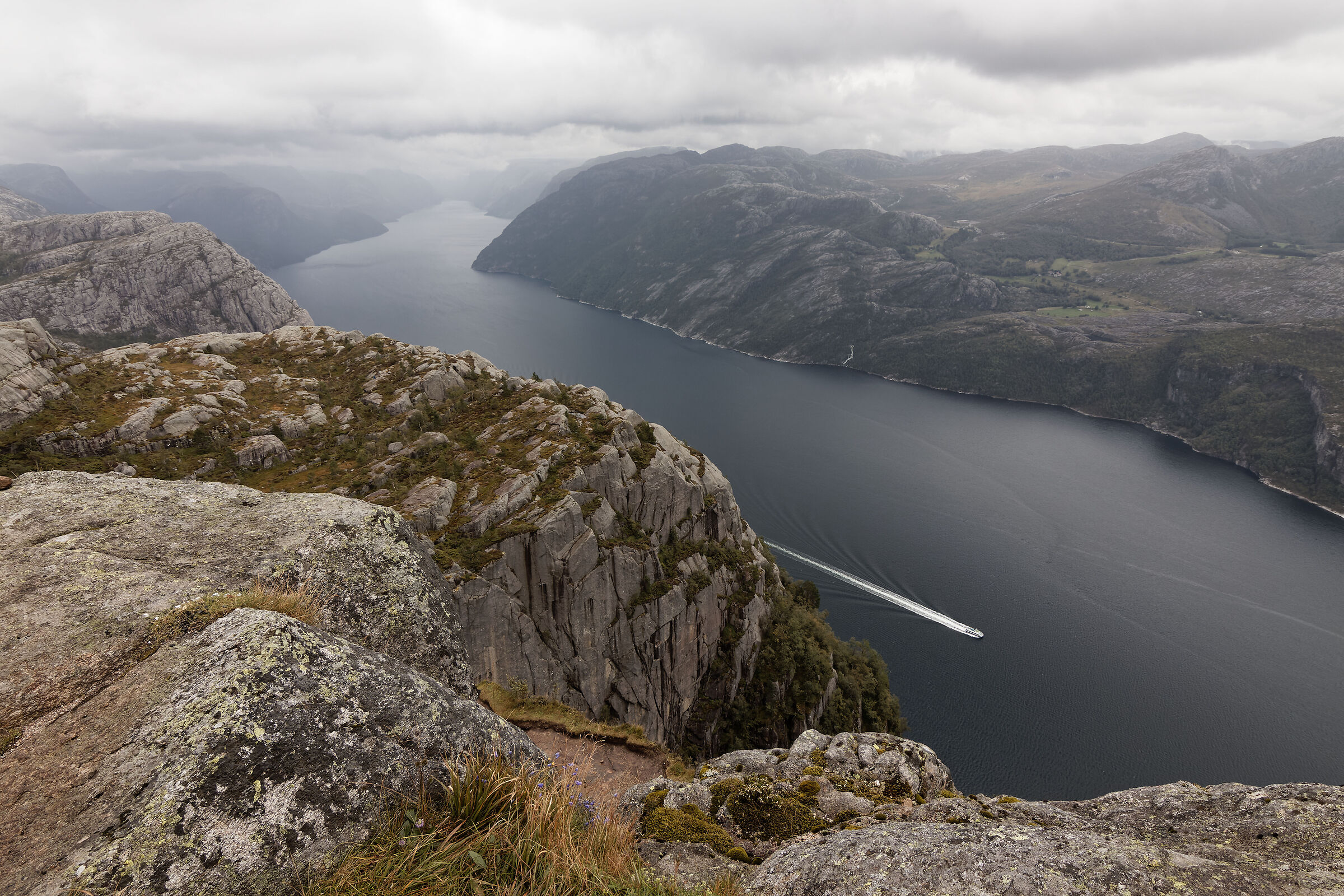 The silence of the fjords.