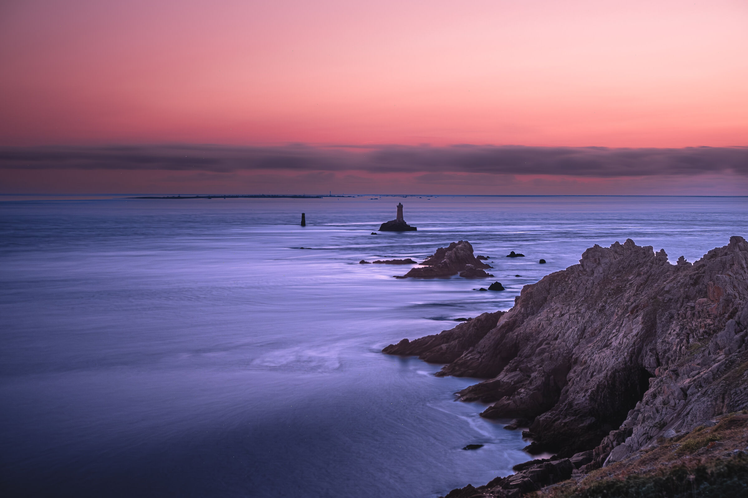 Pointe du Raz al tramonto