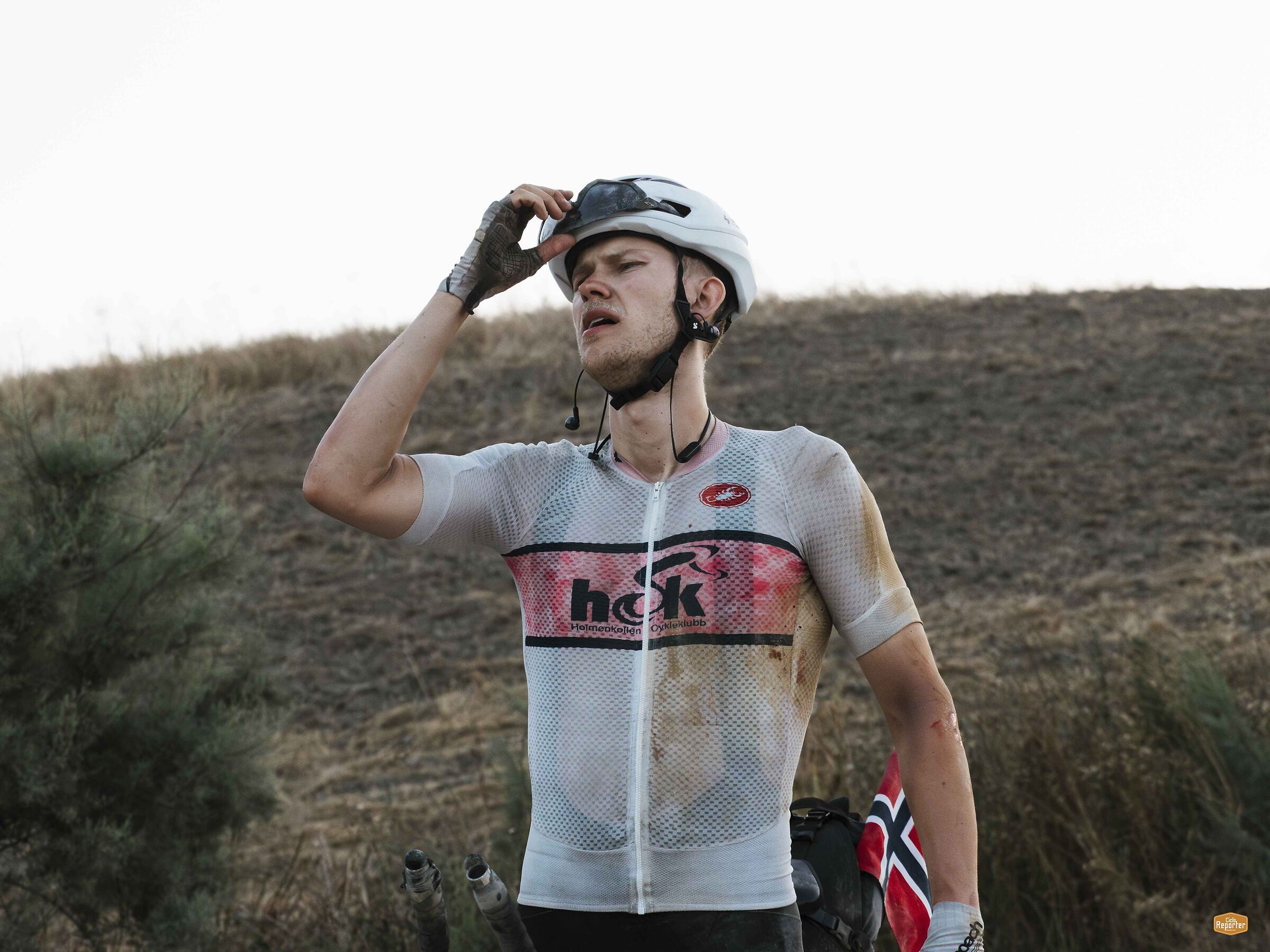 Via Race - Eivind crashes, Asciano