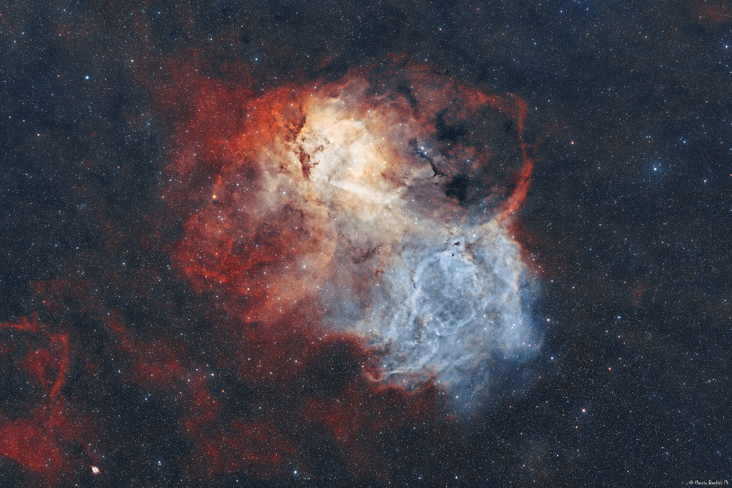 Sh2-132, Lion Nebula