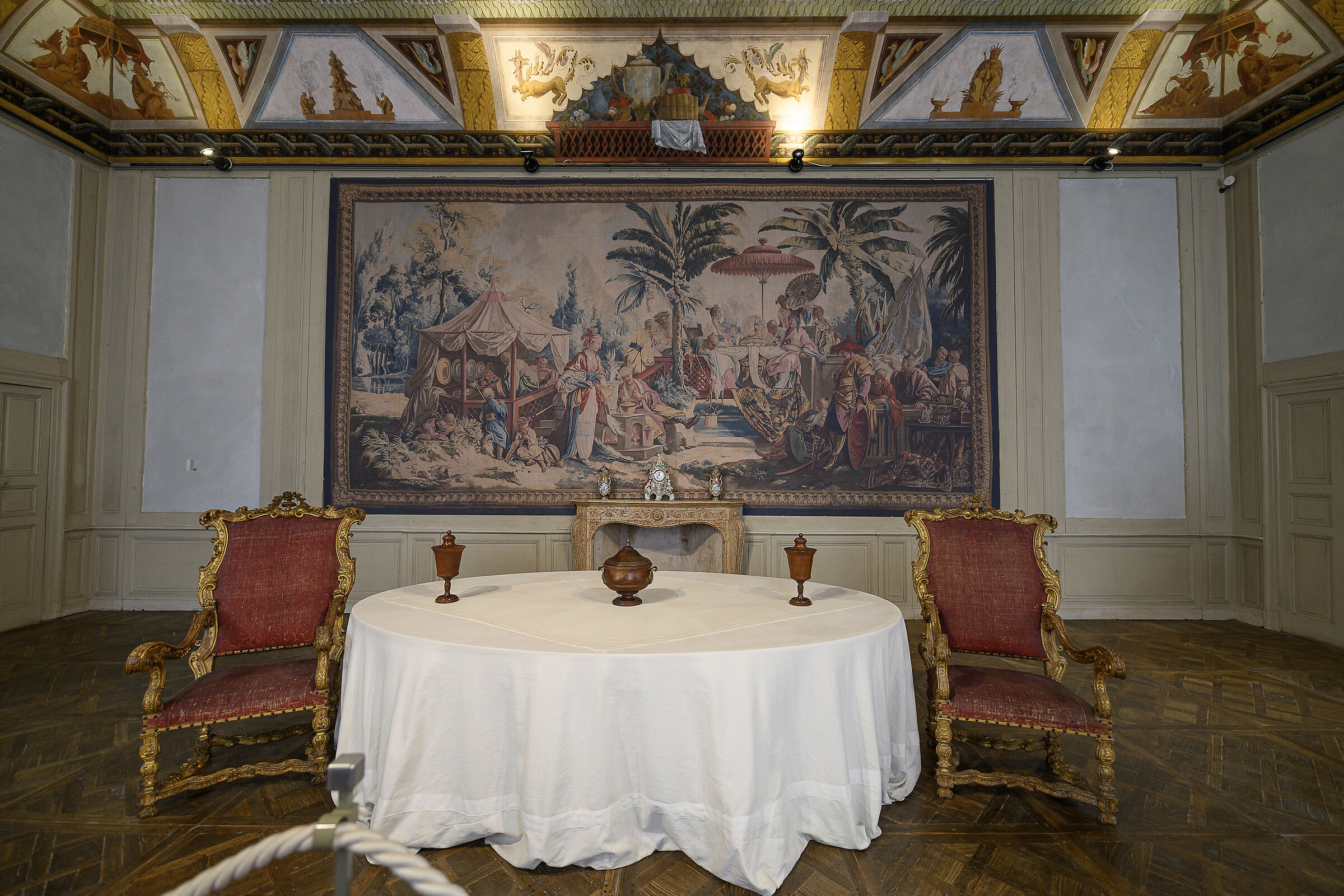 La sala da pranzo