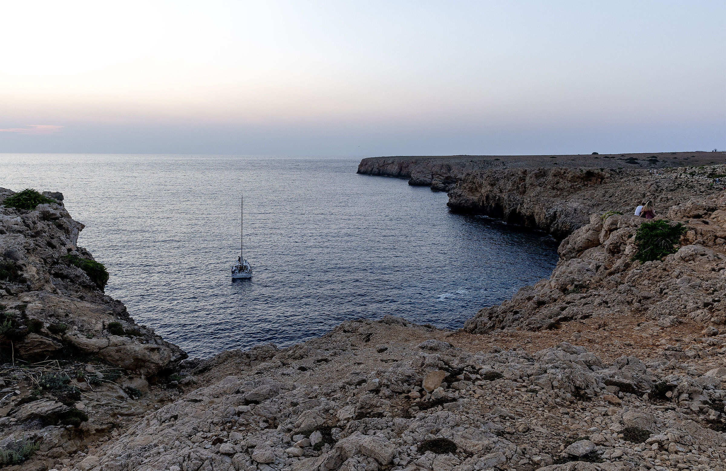 Barca al tramonto