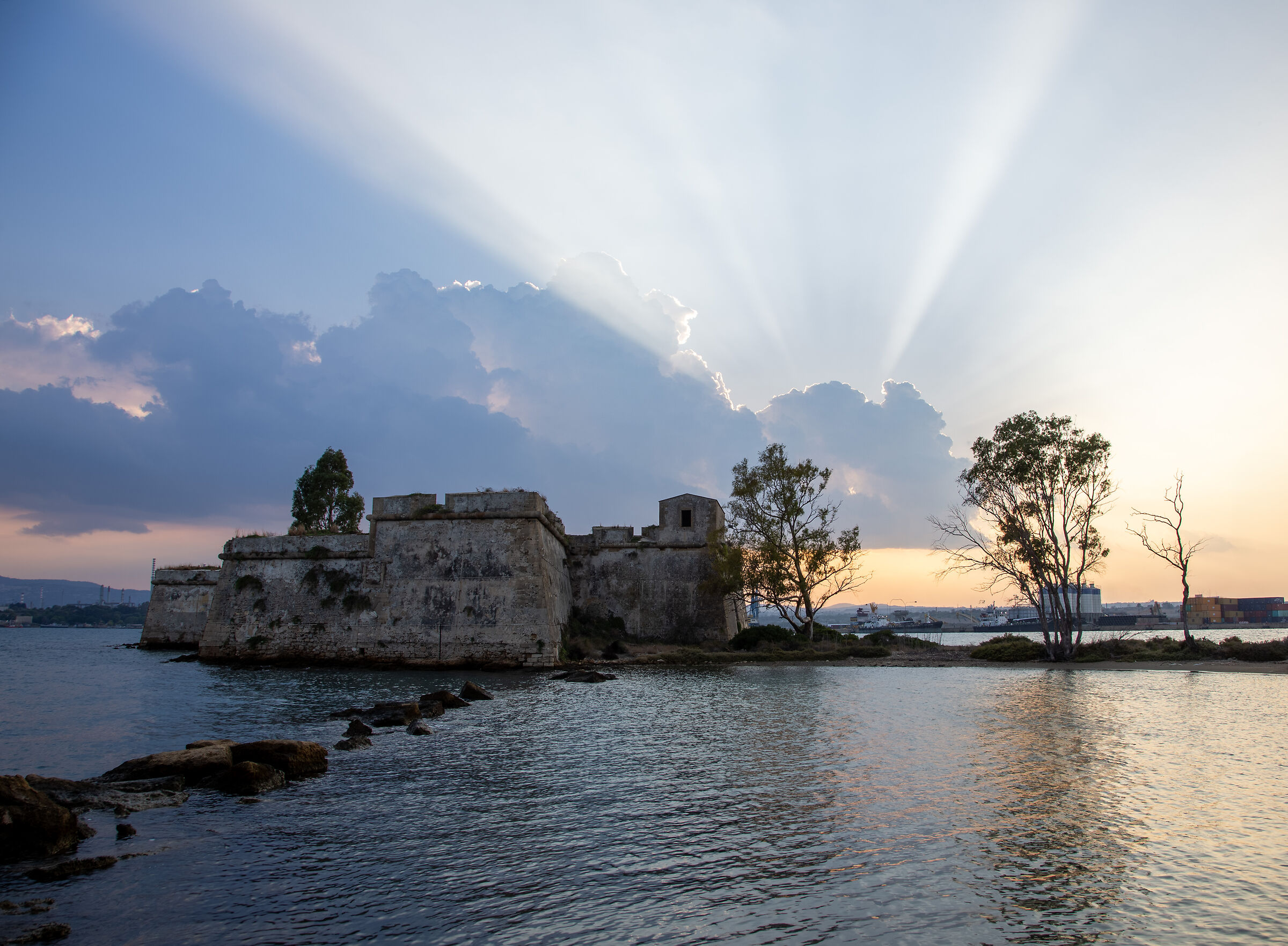 Garsia and Vittoria forts in Augusta (Sr)