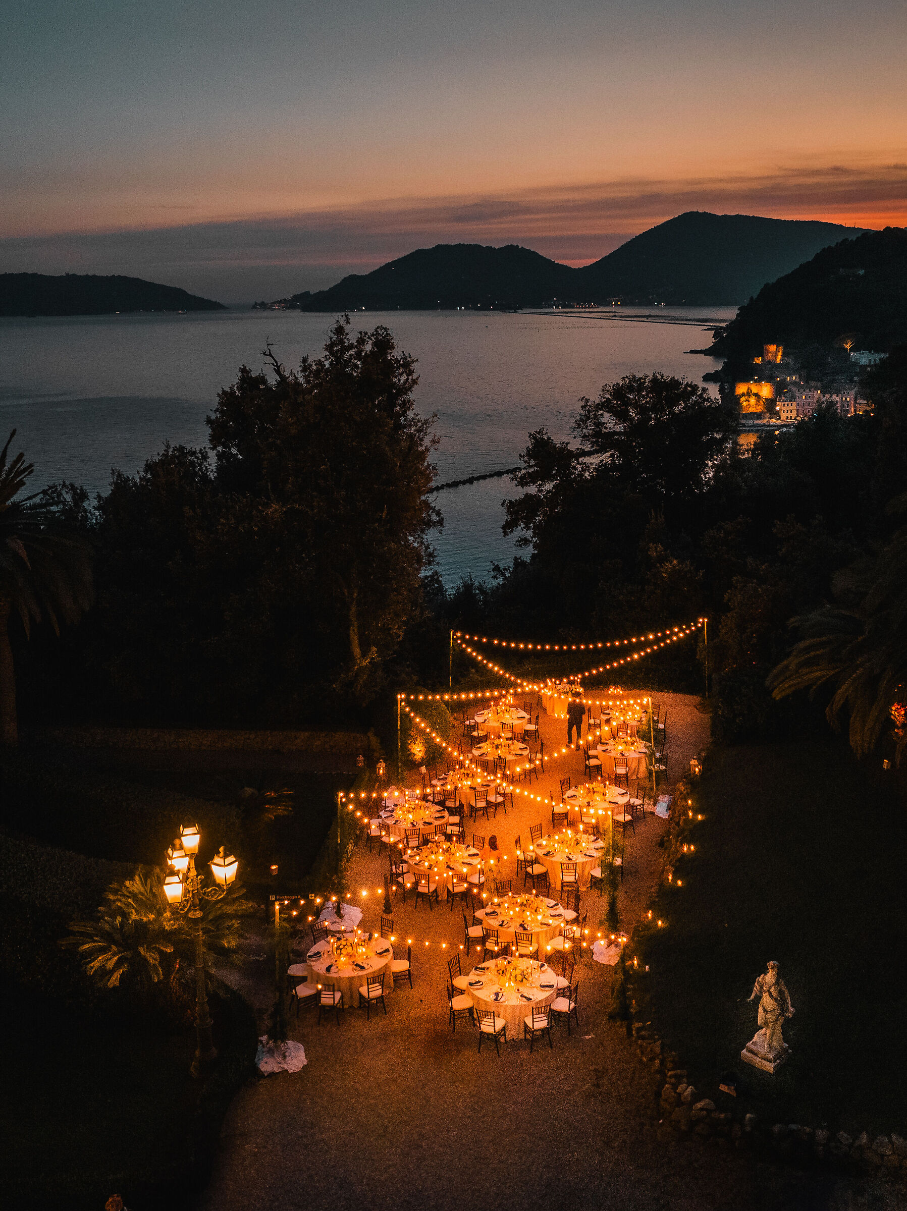 wedding over the sea