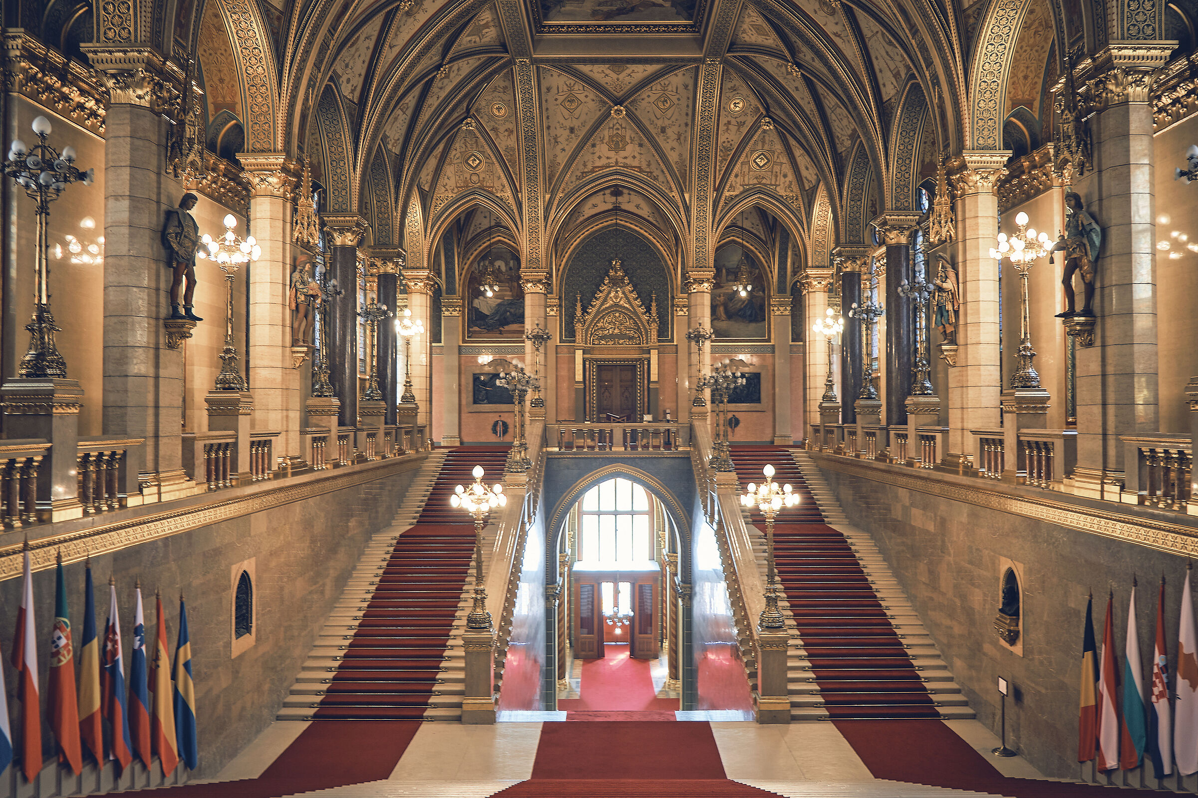 Scale ingresso - Parlamento di Budapest