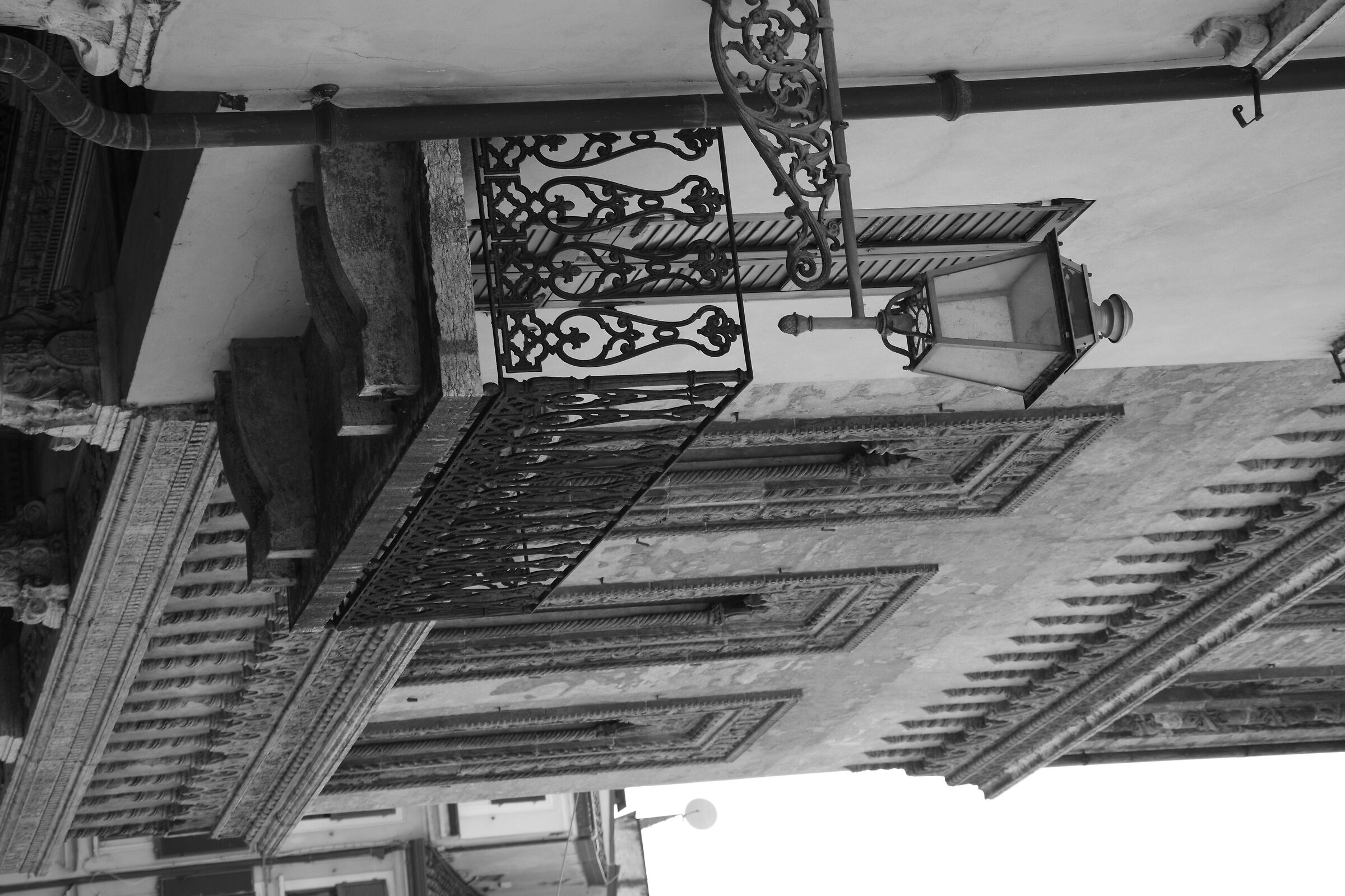 Black and white in the city