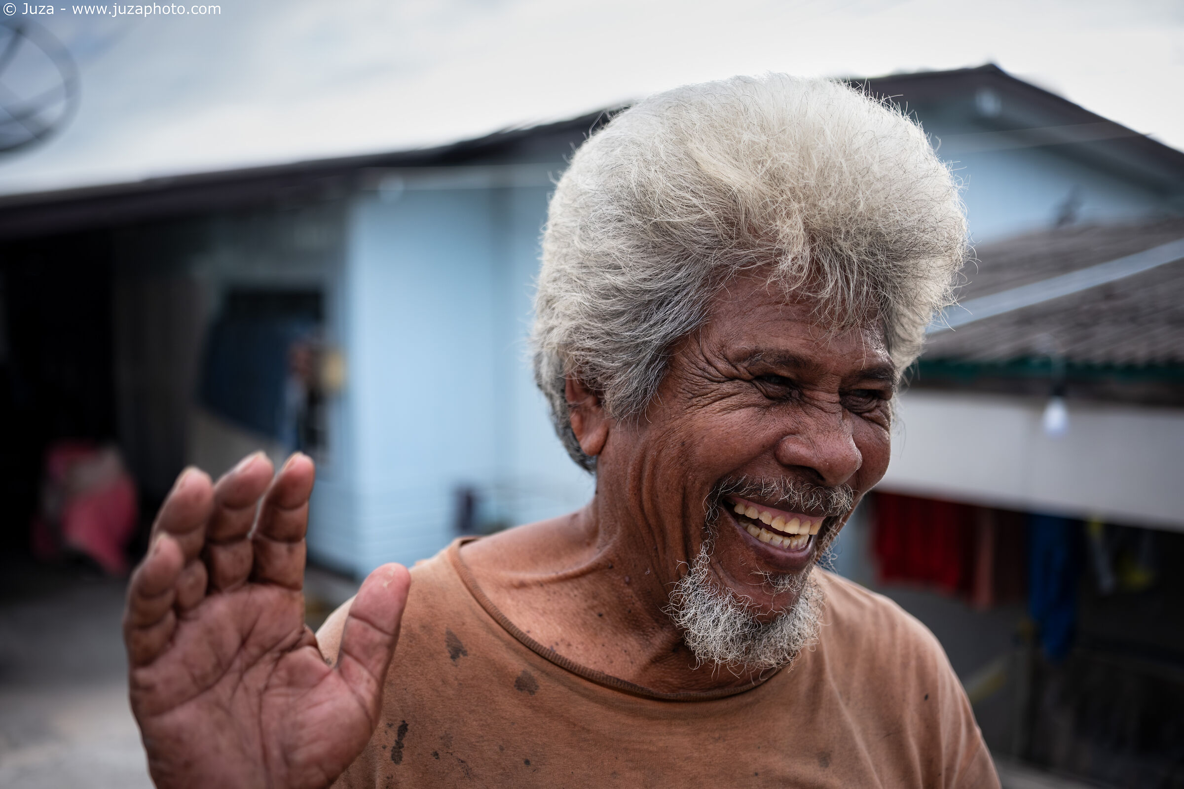 The fisherman's smile