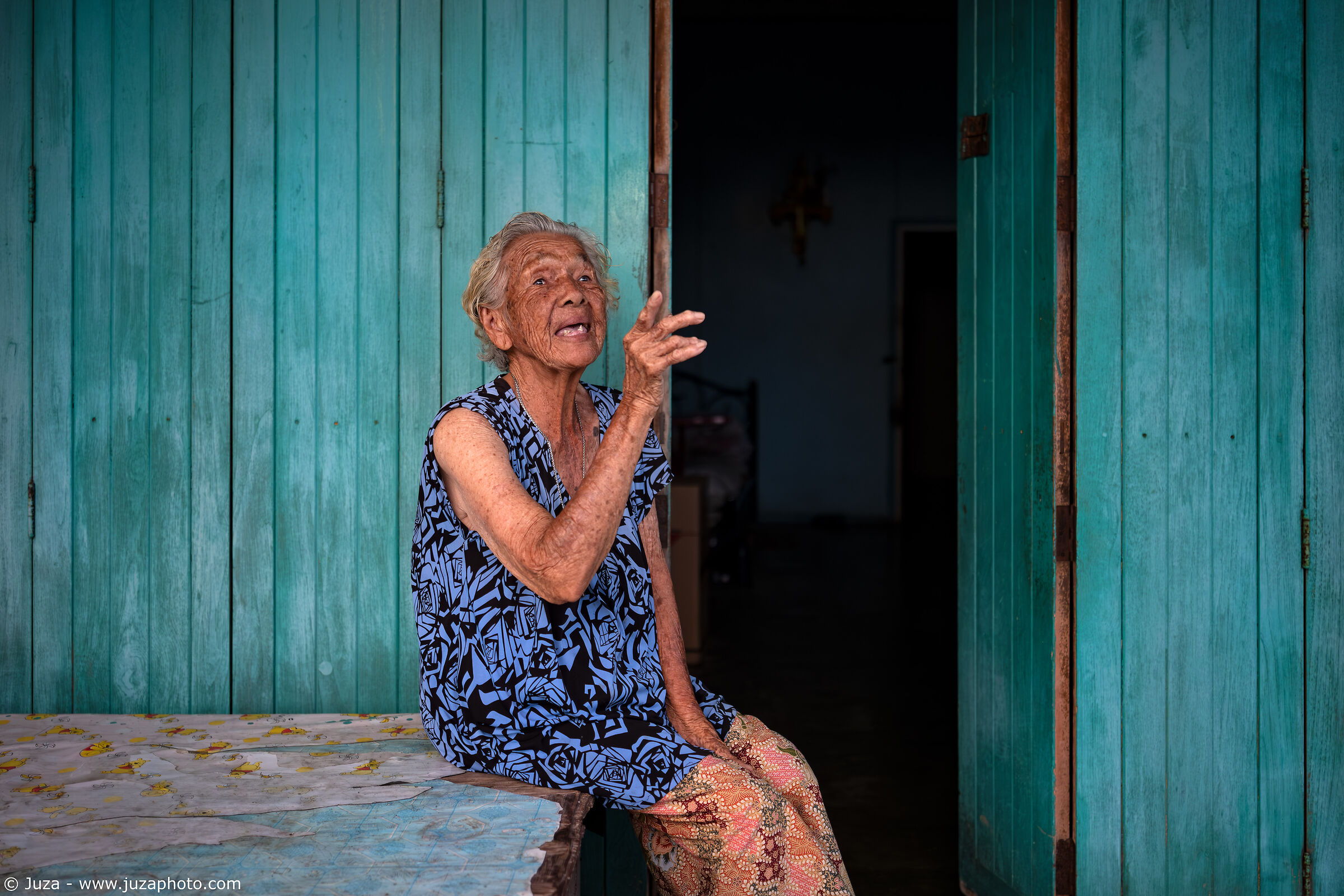 Cobalt and turquoise