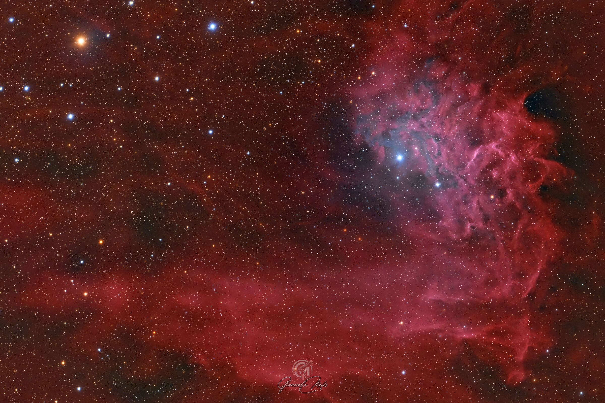 ic-405 - Flaming star nebula