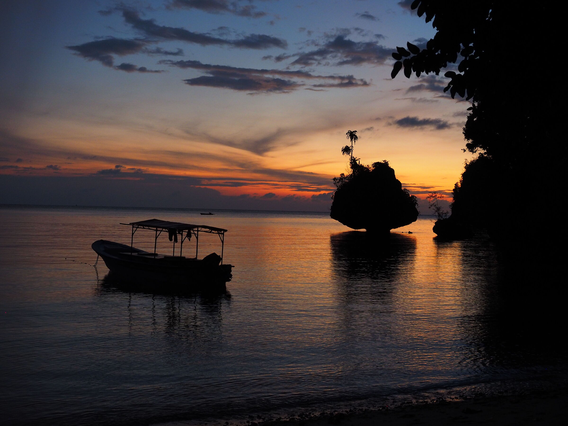 Sunset at Harmony Bay, Togean Islands