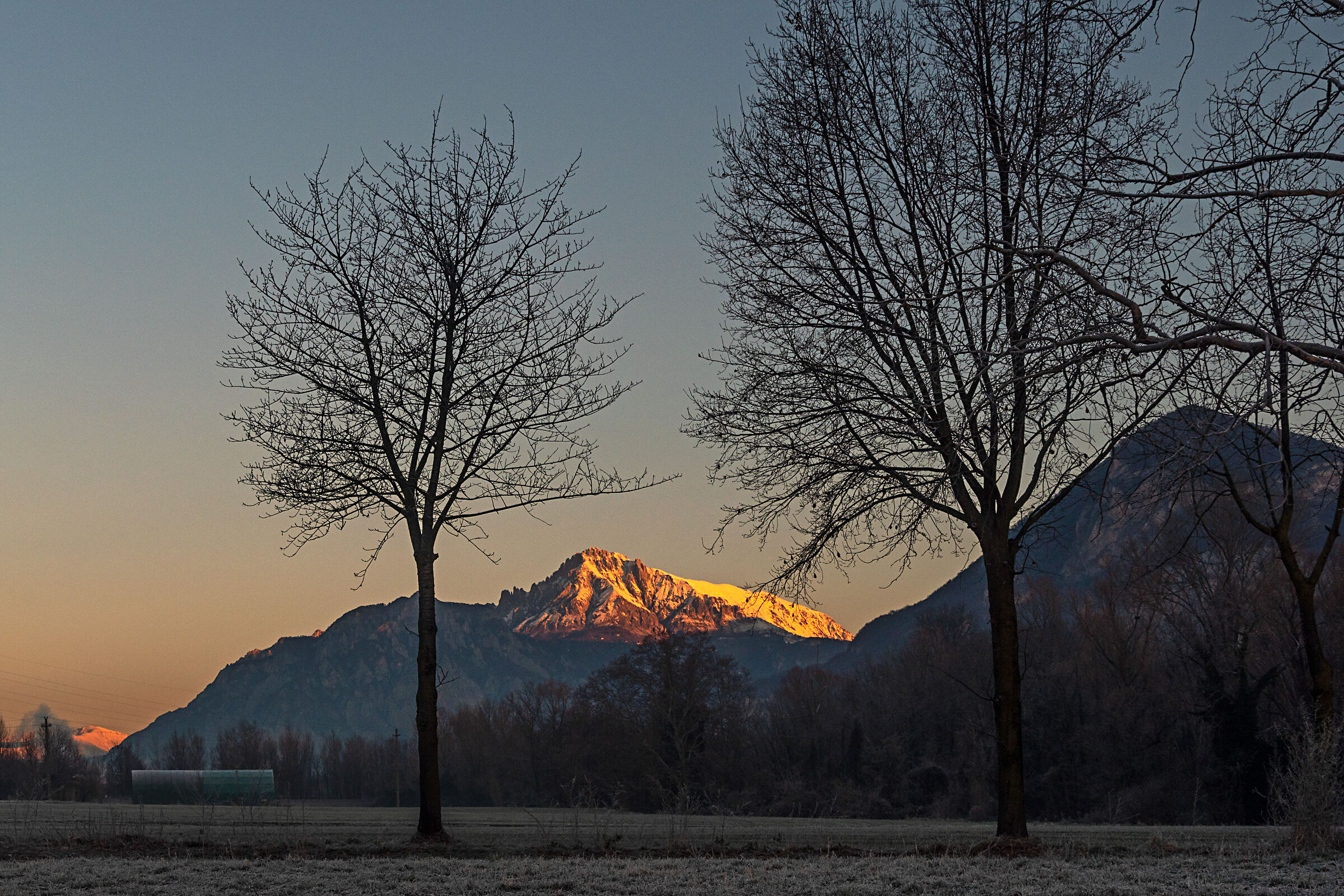 prime luci in Grigna