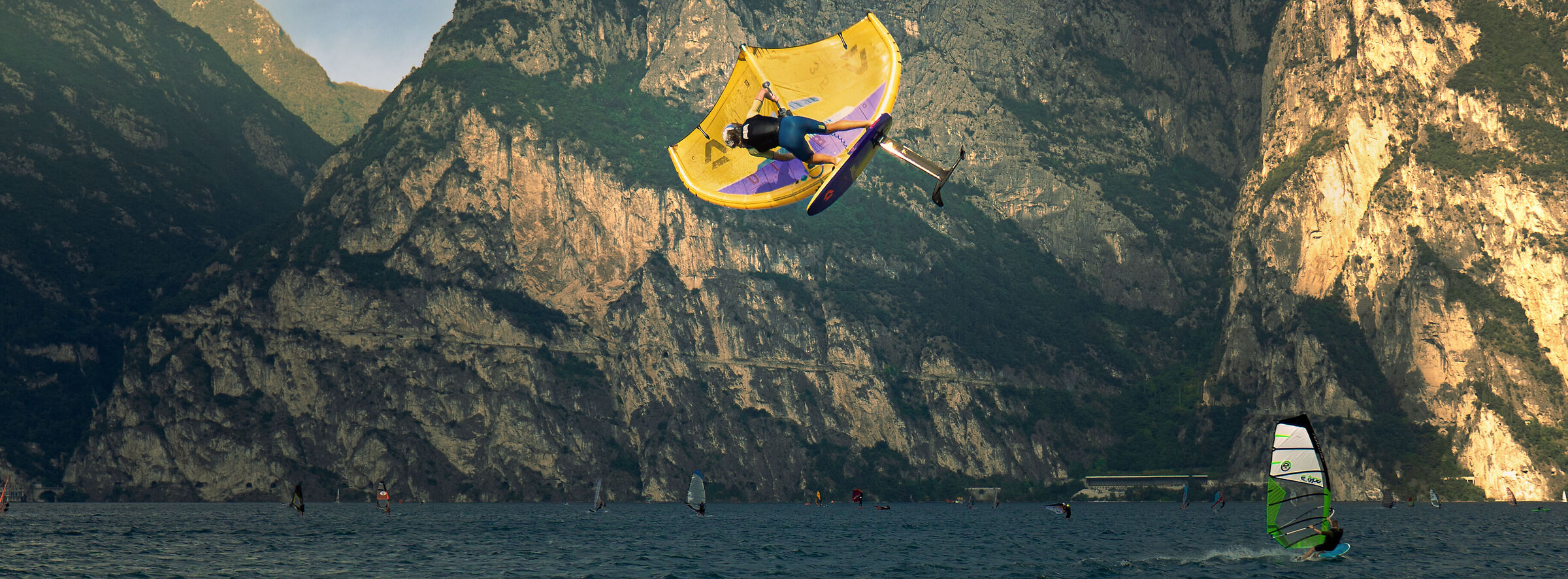 Wingfoil in evolution Lake Garda