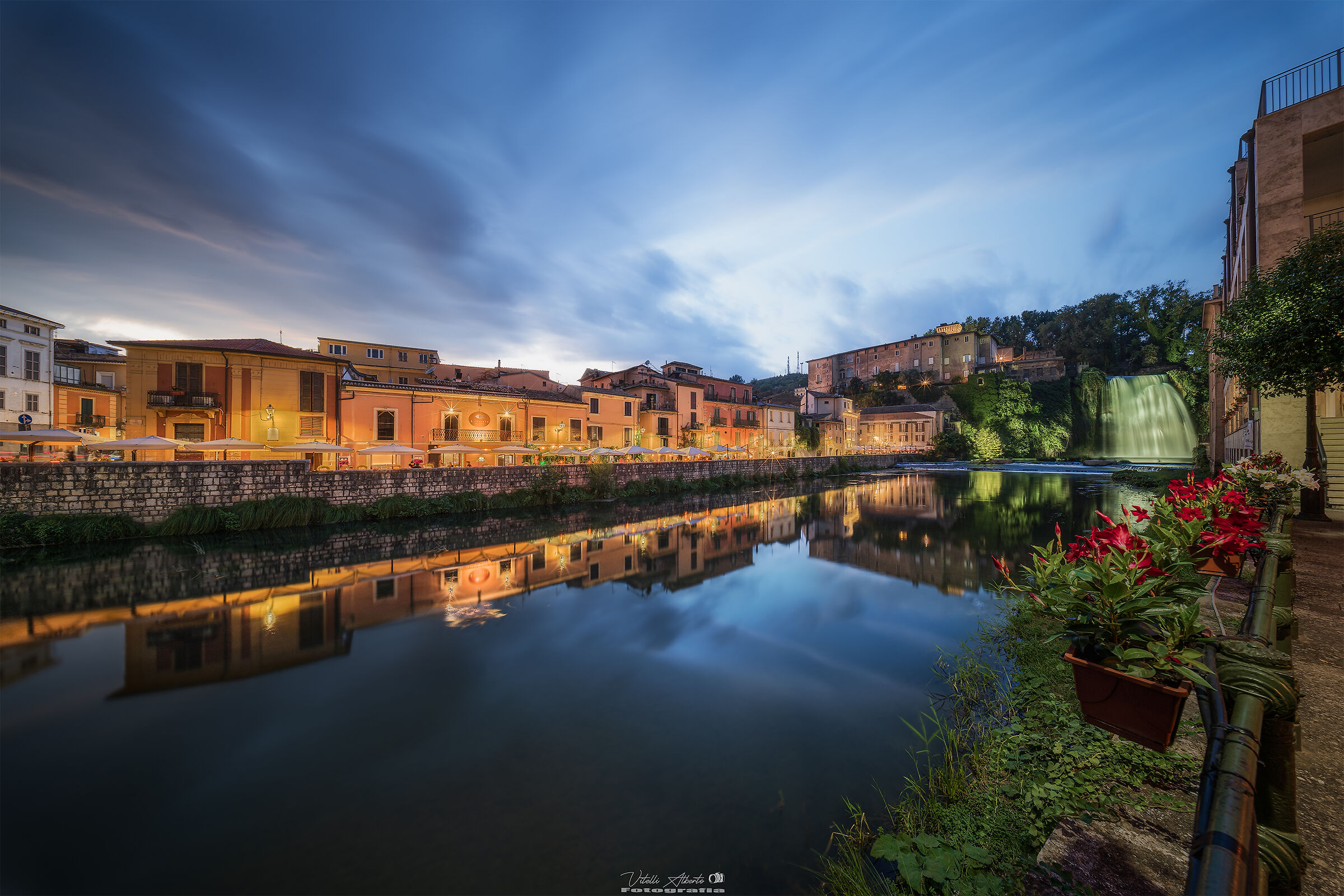 Liri Island in blue hour