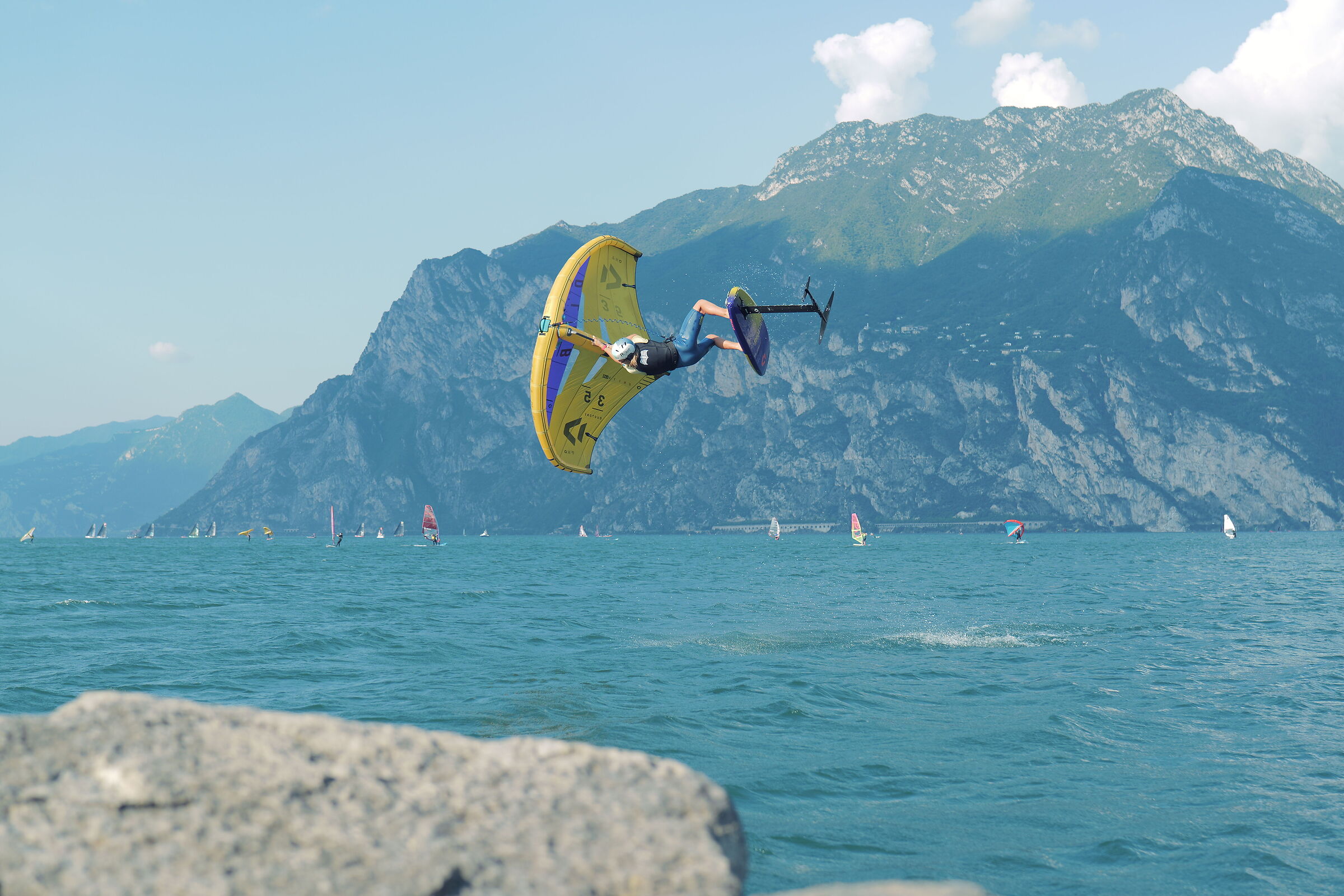 NO edit evoluzione col Wingfoil al Lago di Garda