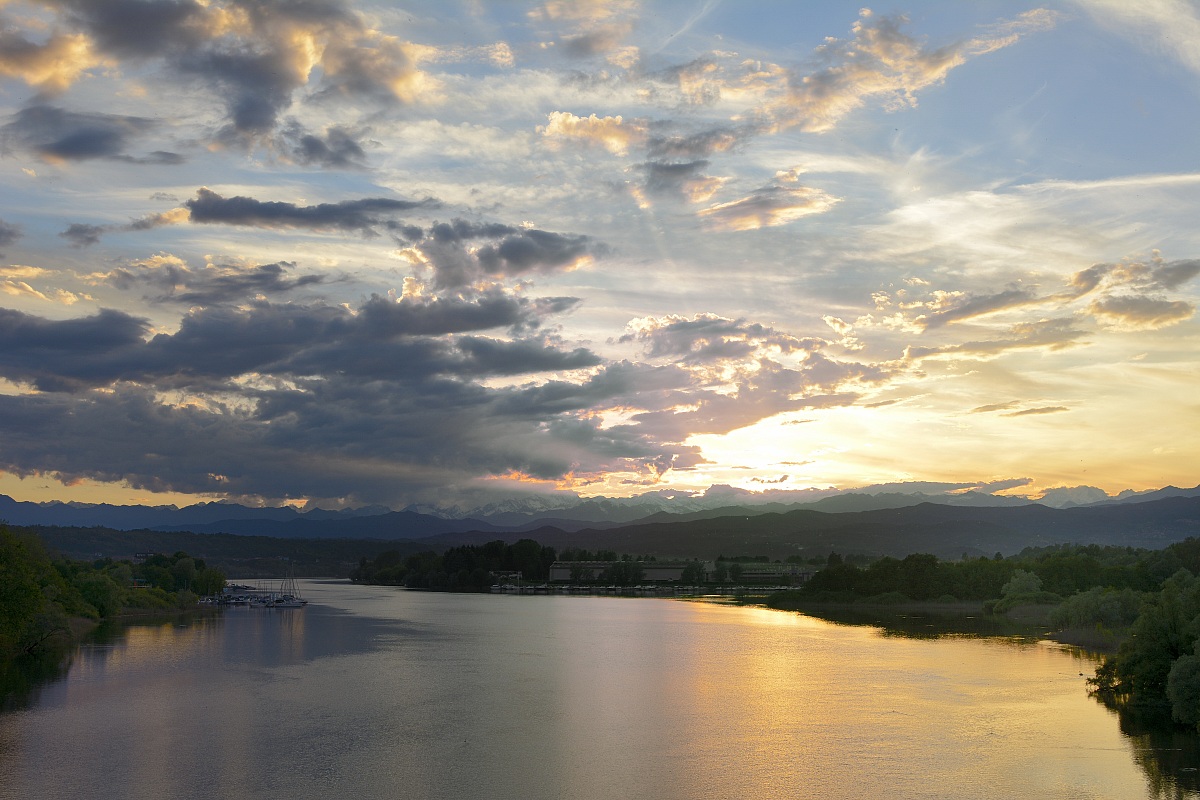 Tramonto sul Lago Maggiore