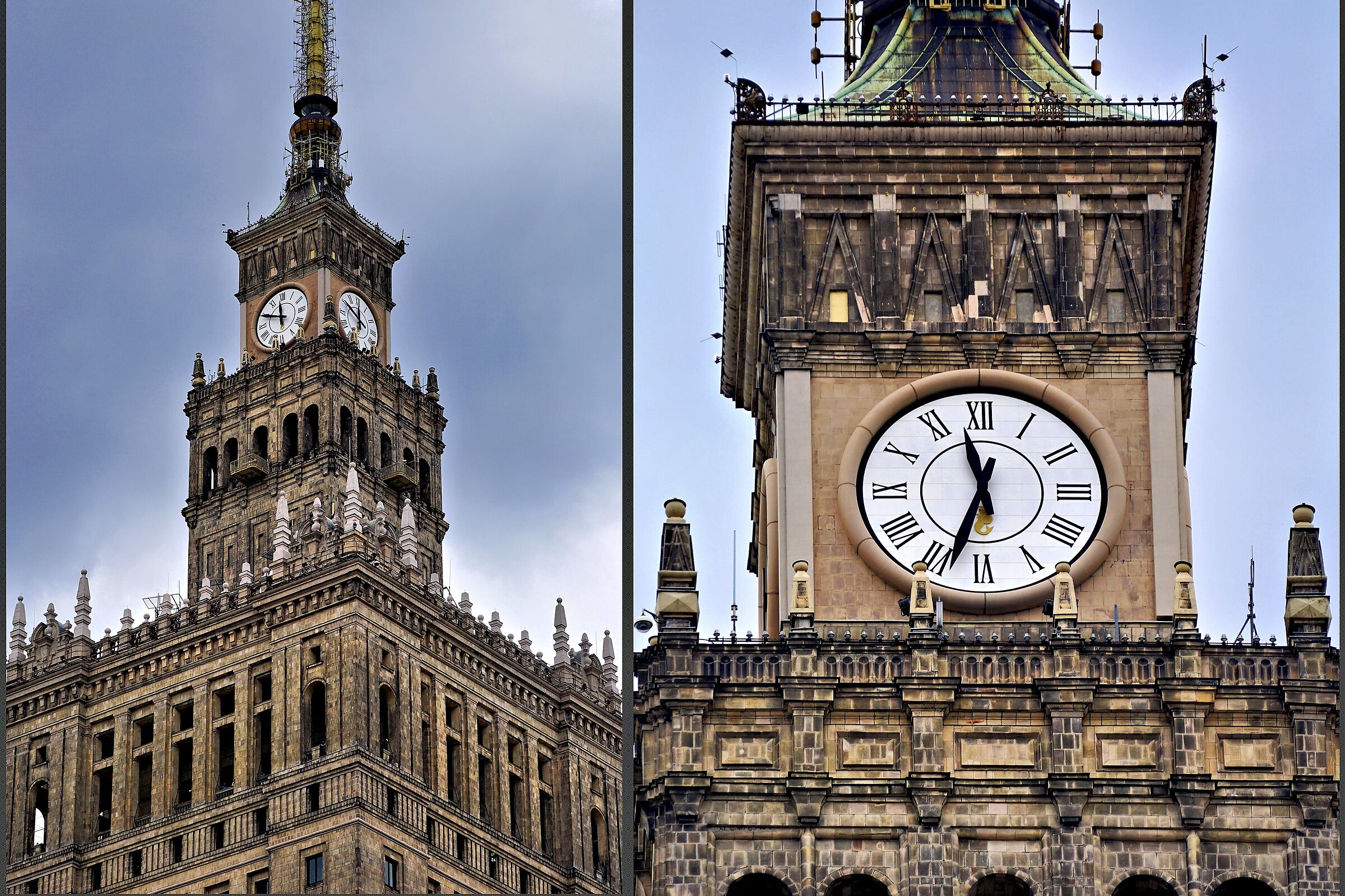 Orologio del Millennio al Palazzo della Cultura e della Scie...