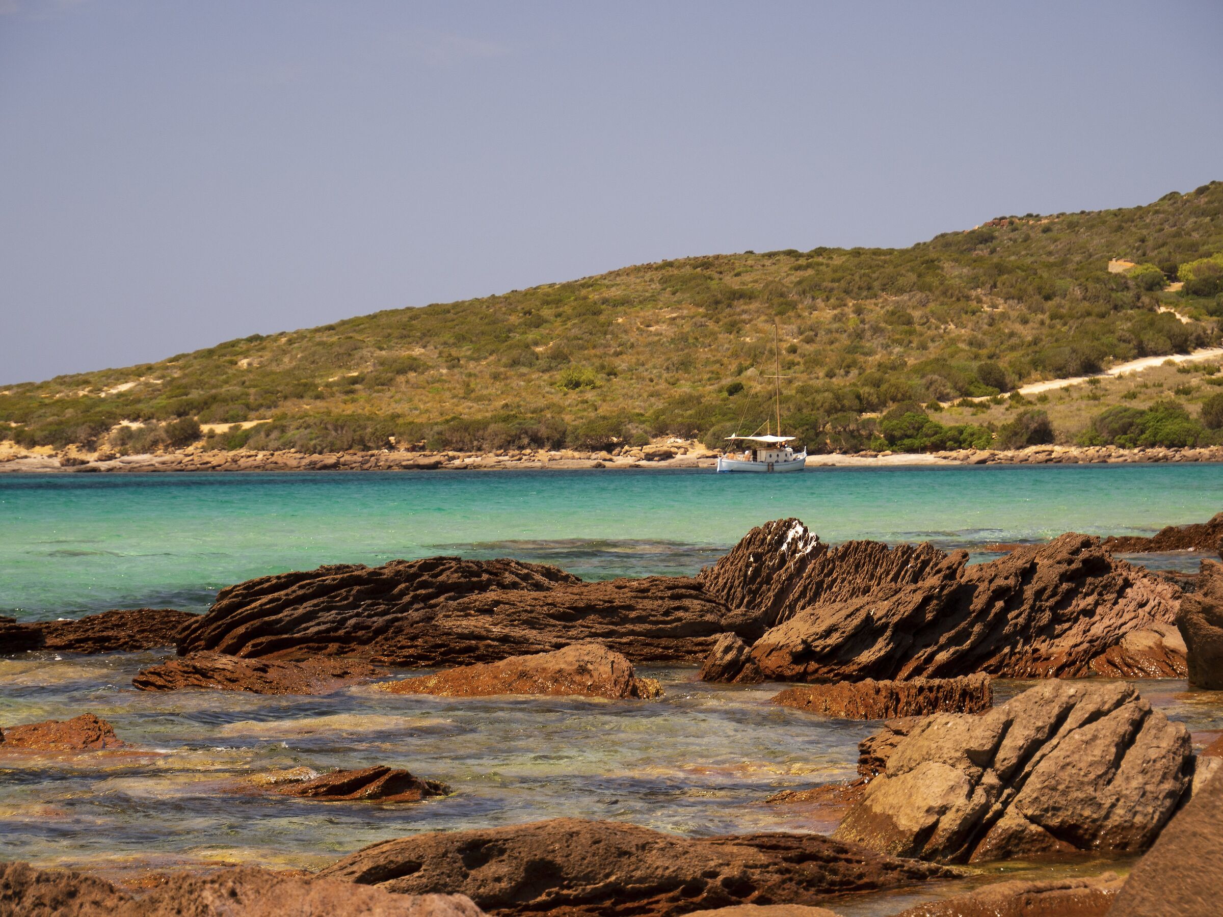 La Caletta, a solitary gozzo