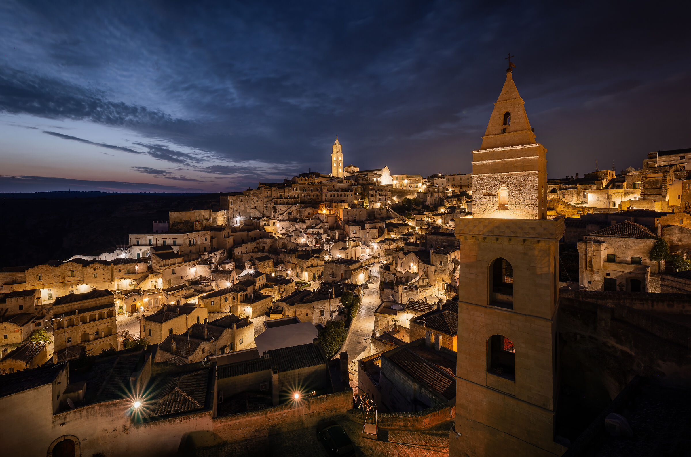 At the dawn of the two bell towers