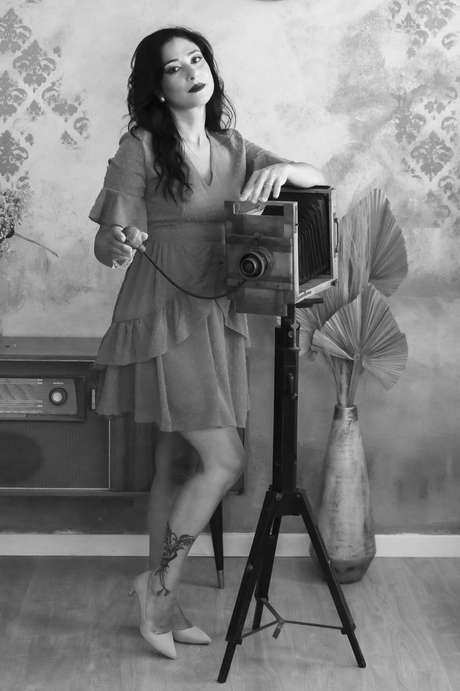 Katia in bianco e nero