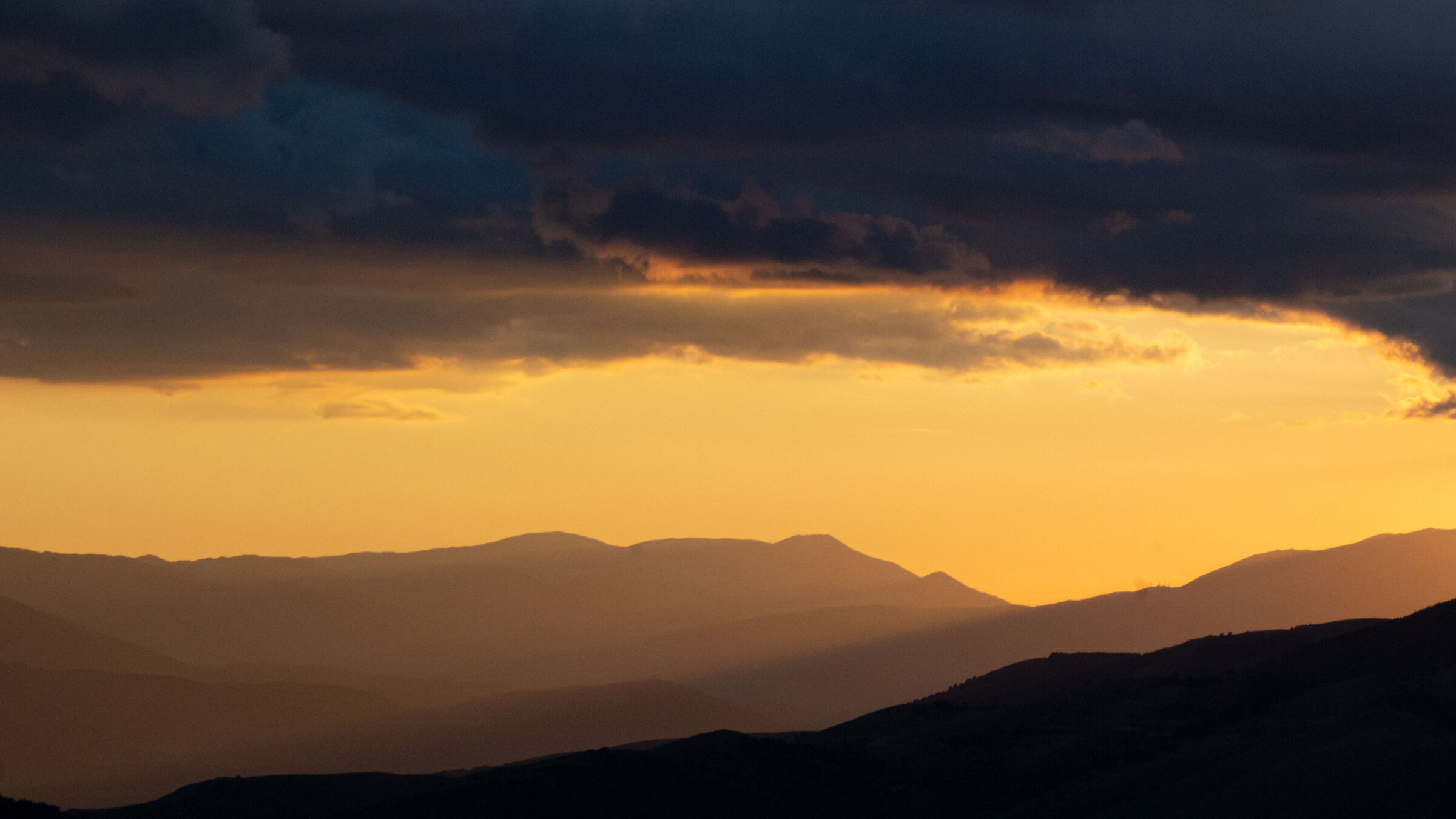 Un tramonto a Rocca Calascio