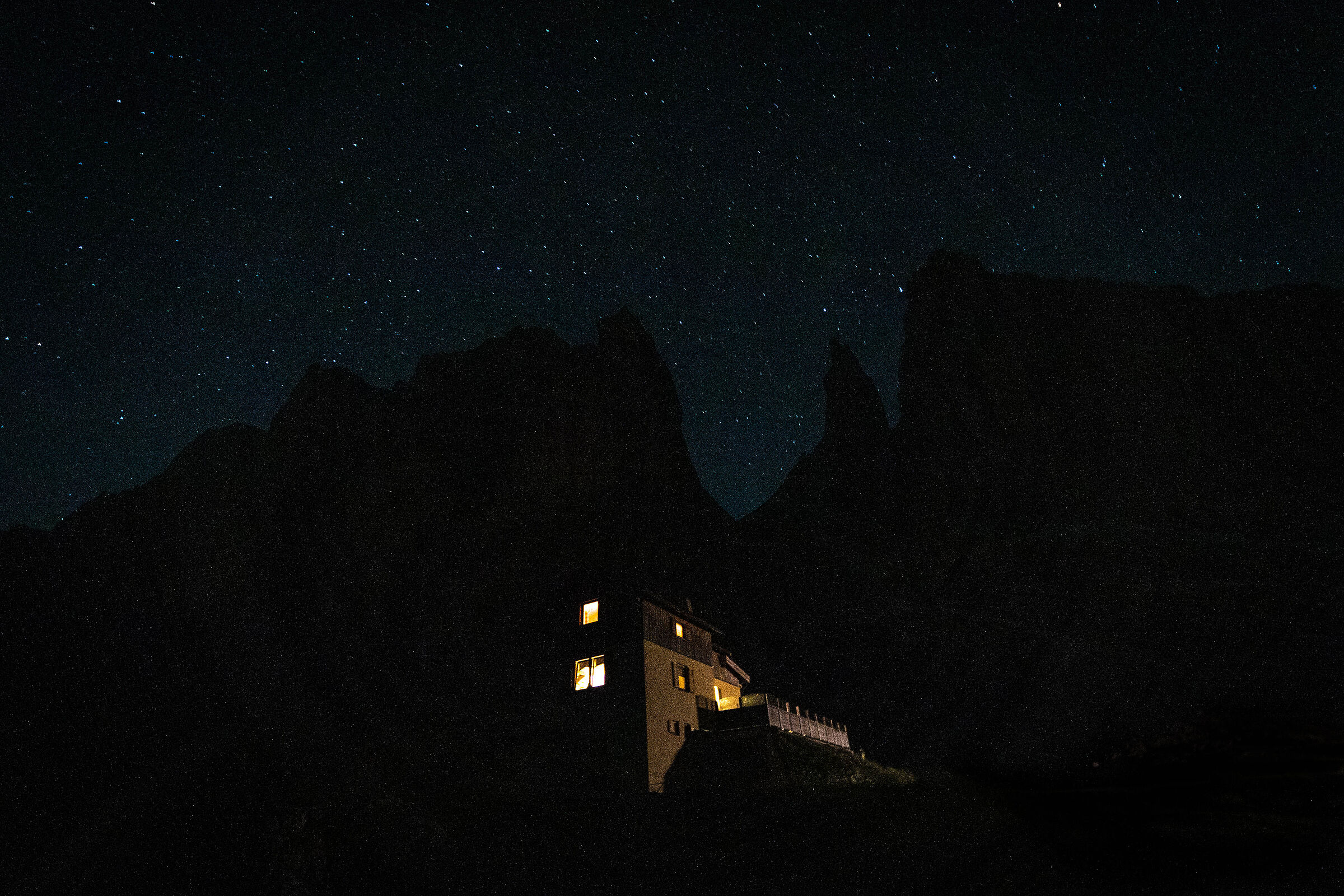 La forcella del Vajolet tra le stelle_2