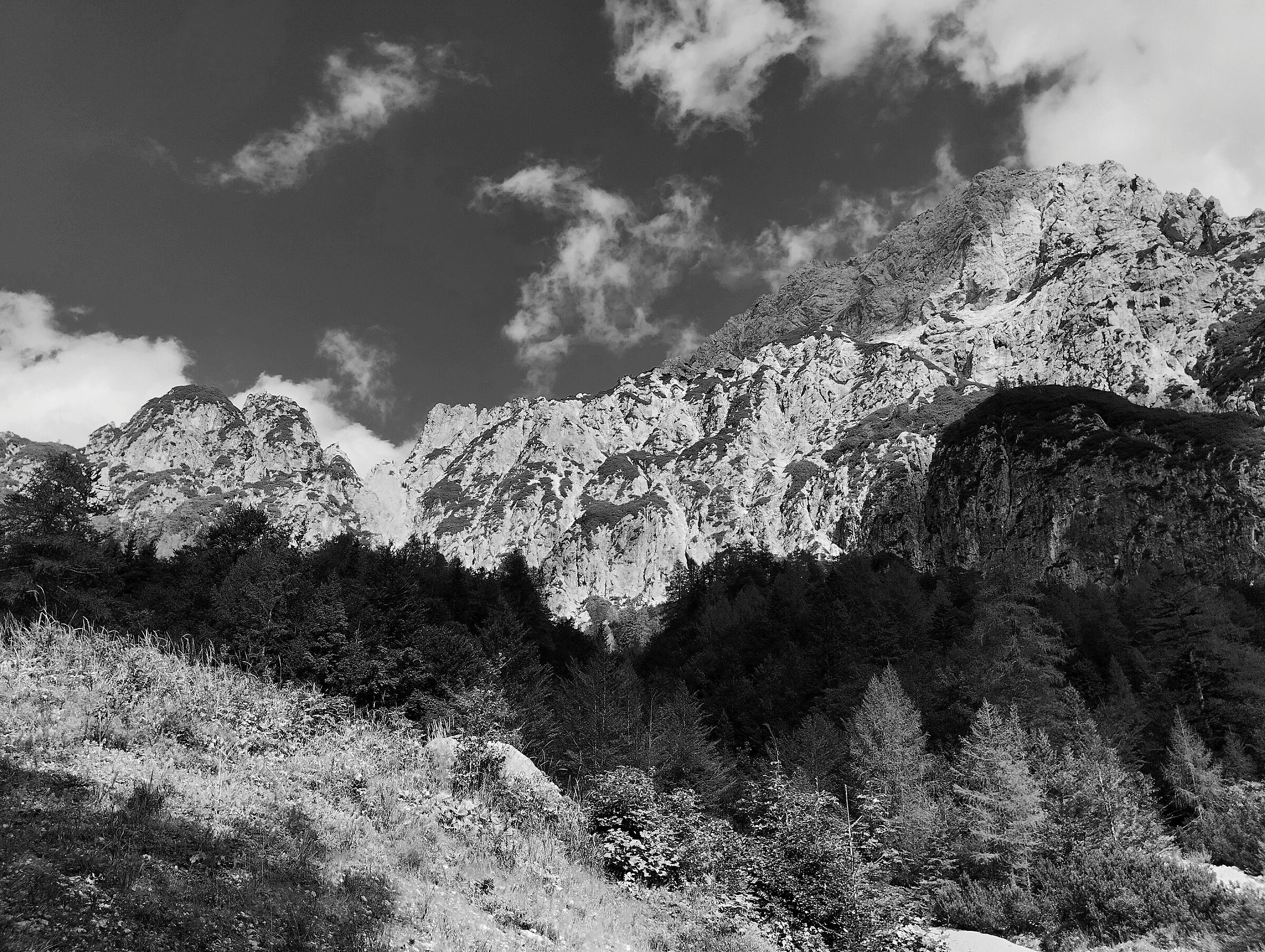 Chiaroscuro at the summit