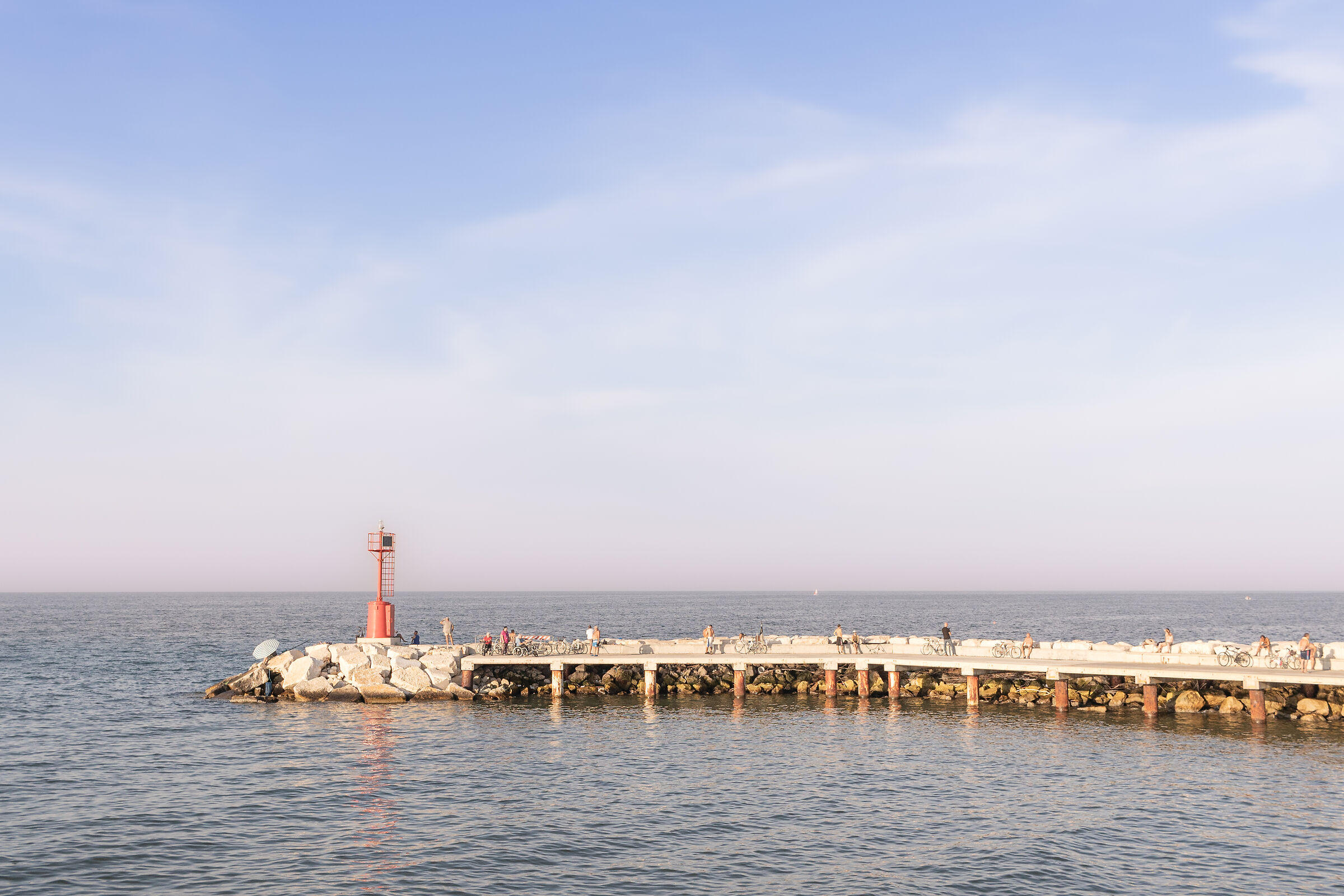 Faro rosso a Gabicce