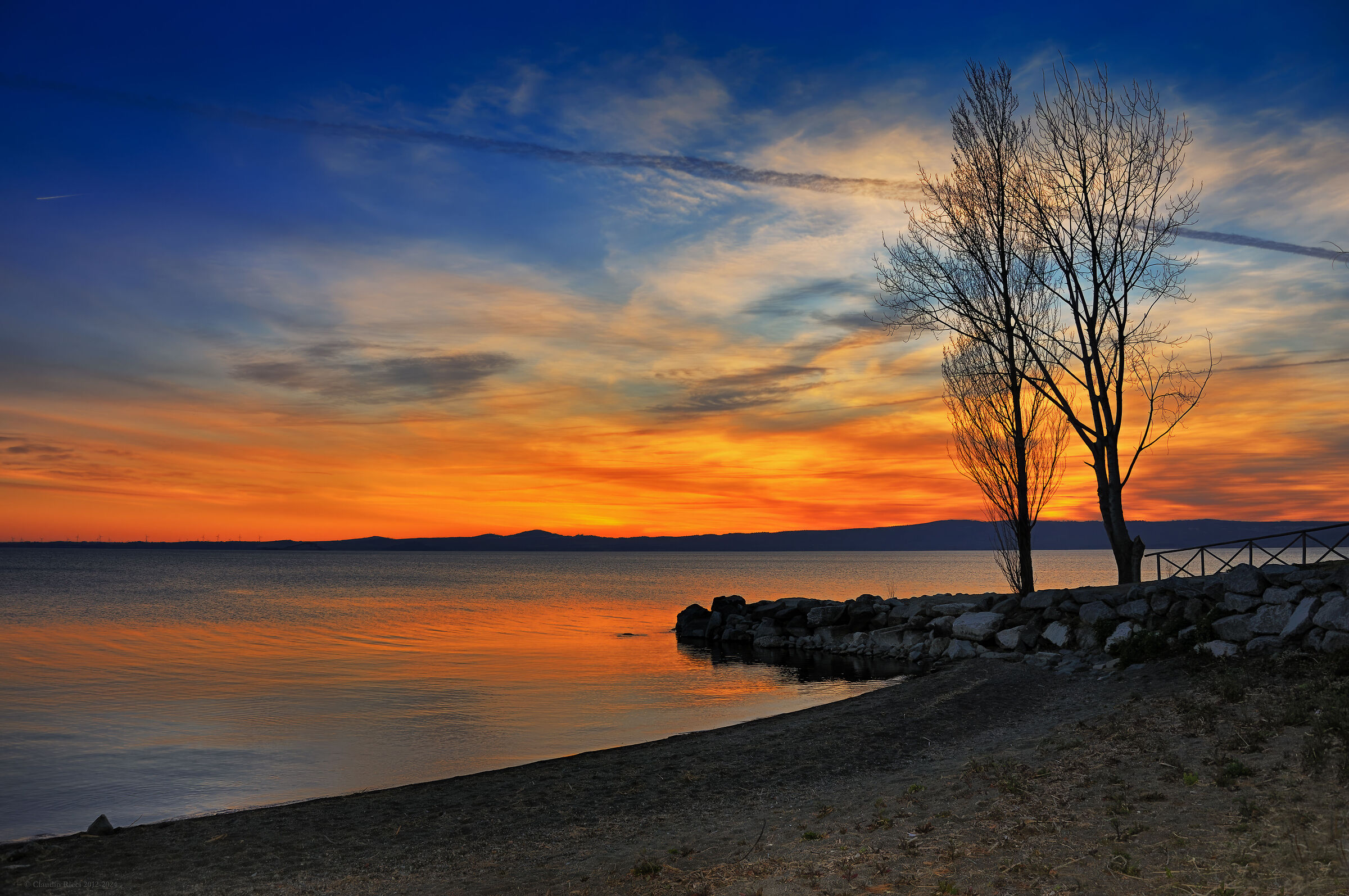 Sunset on Lake Bolsena