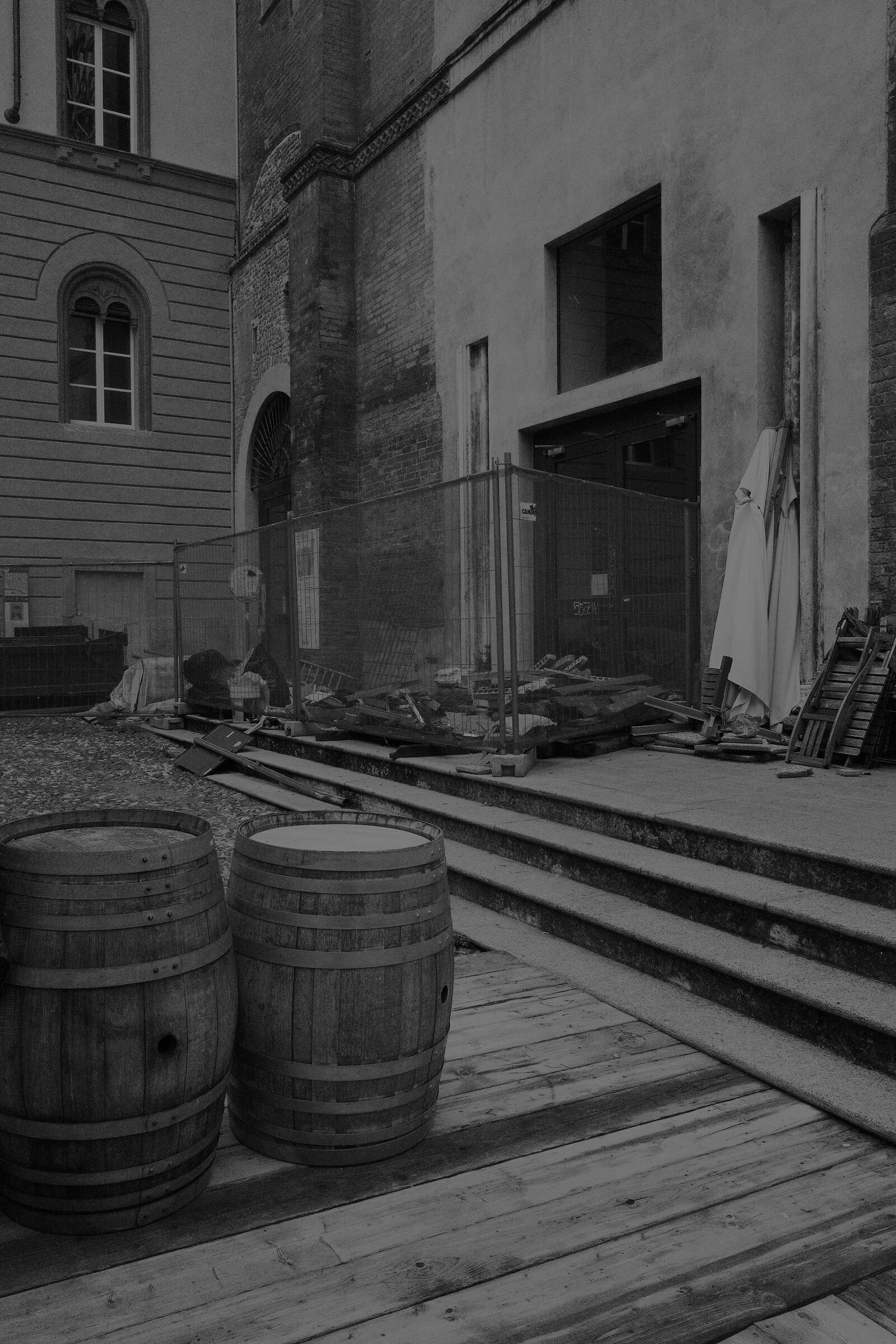 le botti e il cantiere