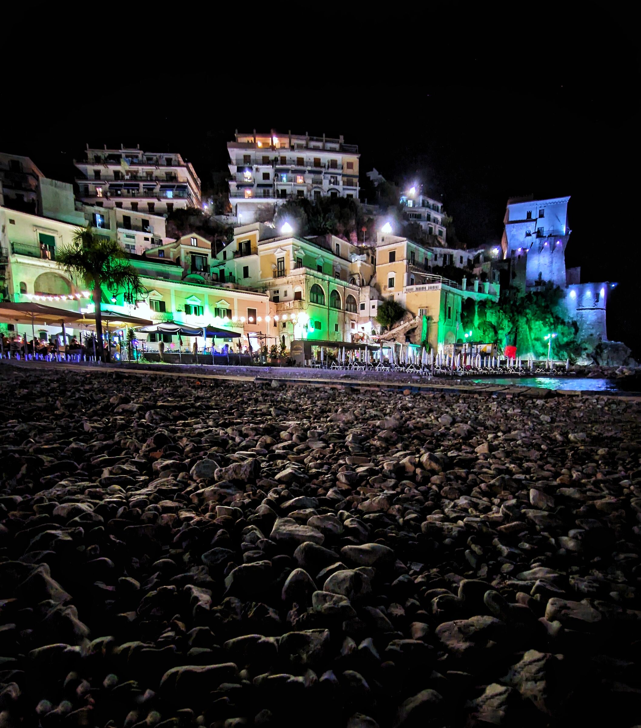 Summer nativity scene