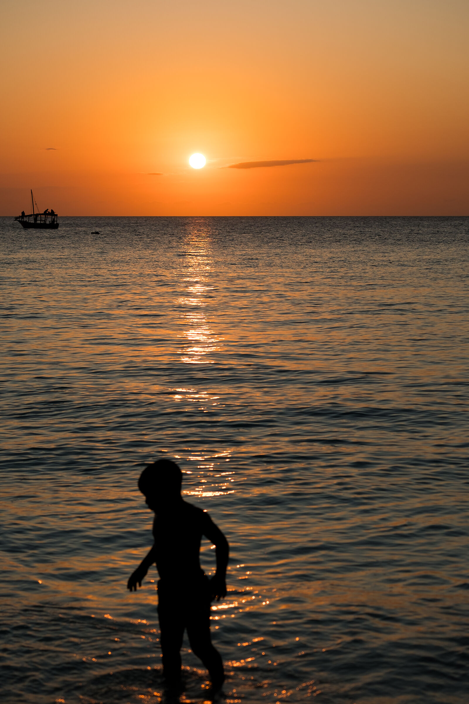 Sunset in Zanzibar