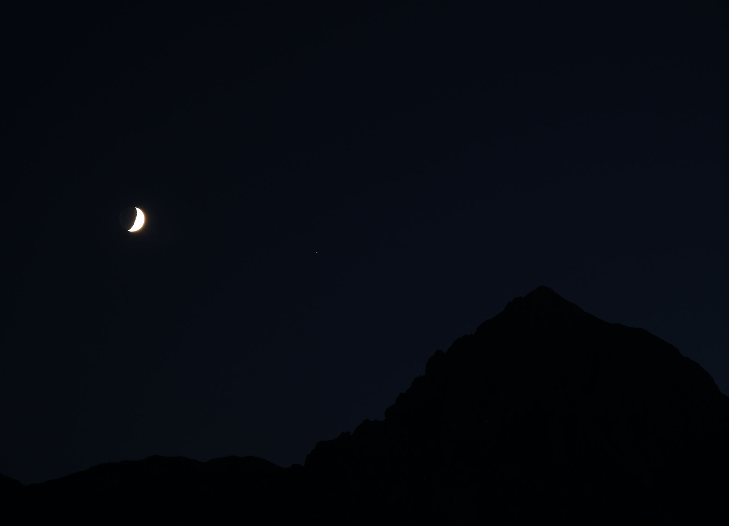 Luna e corno grande