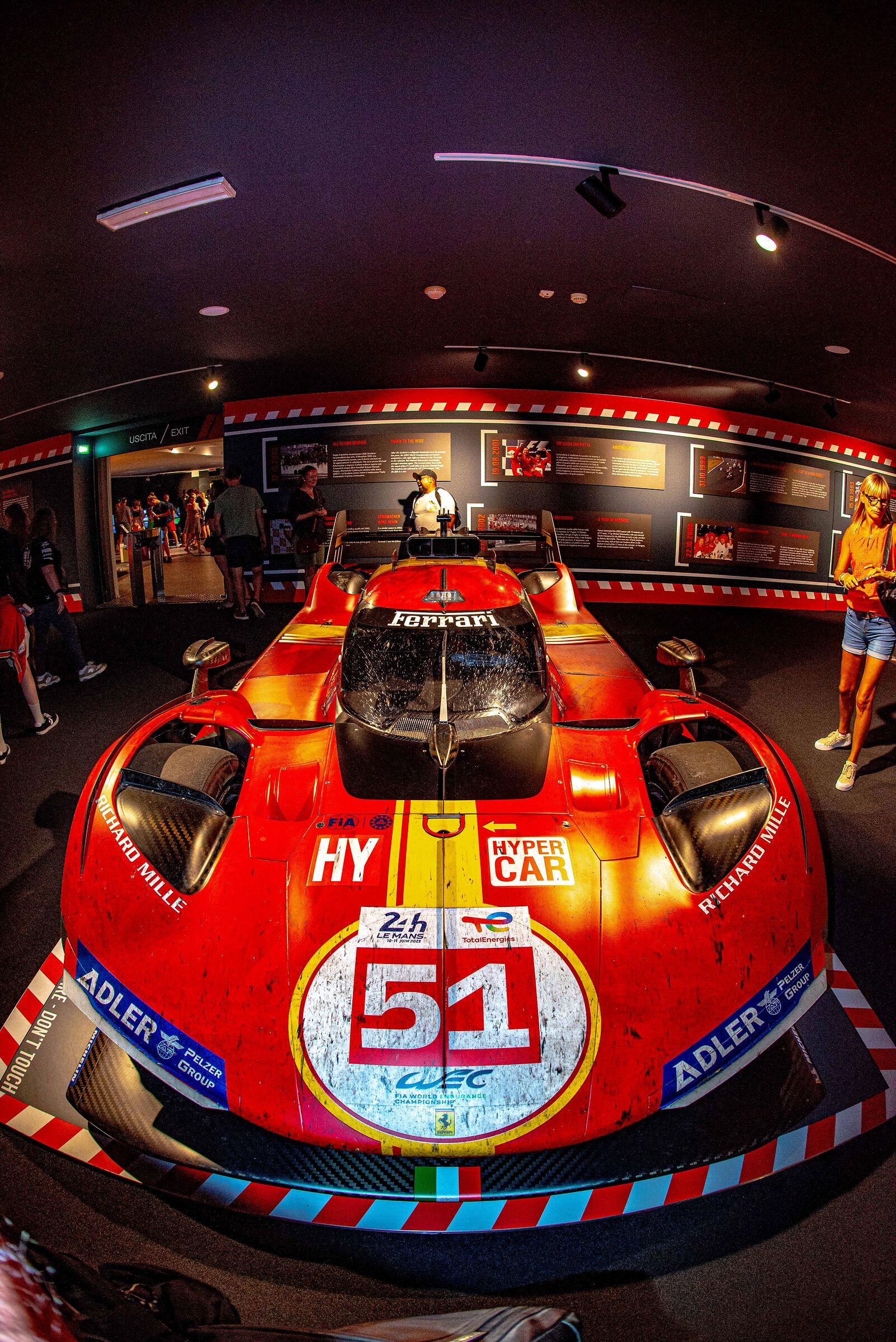 At the Ferrari Museum