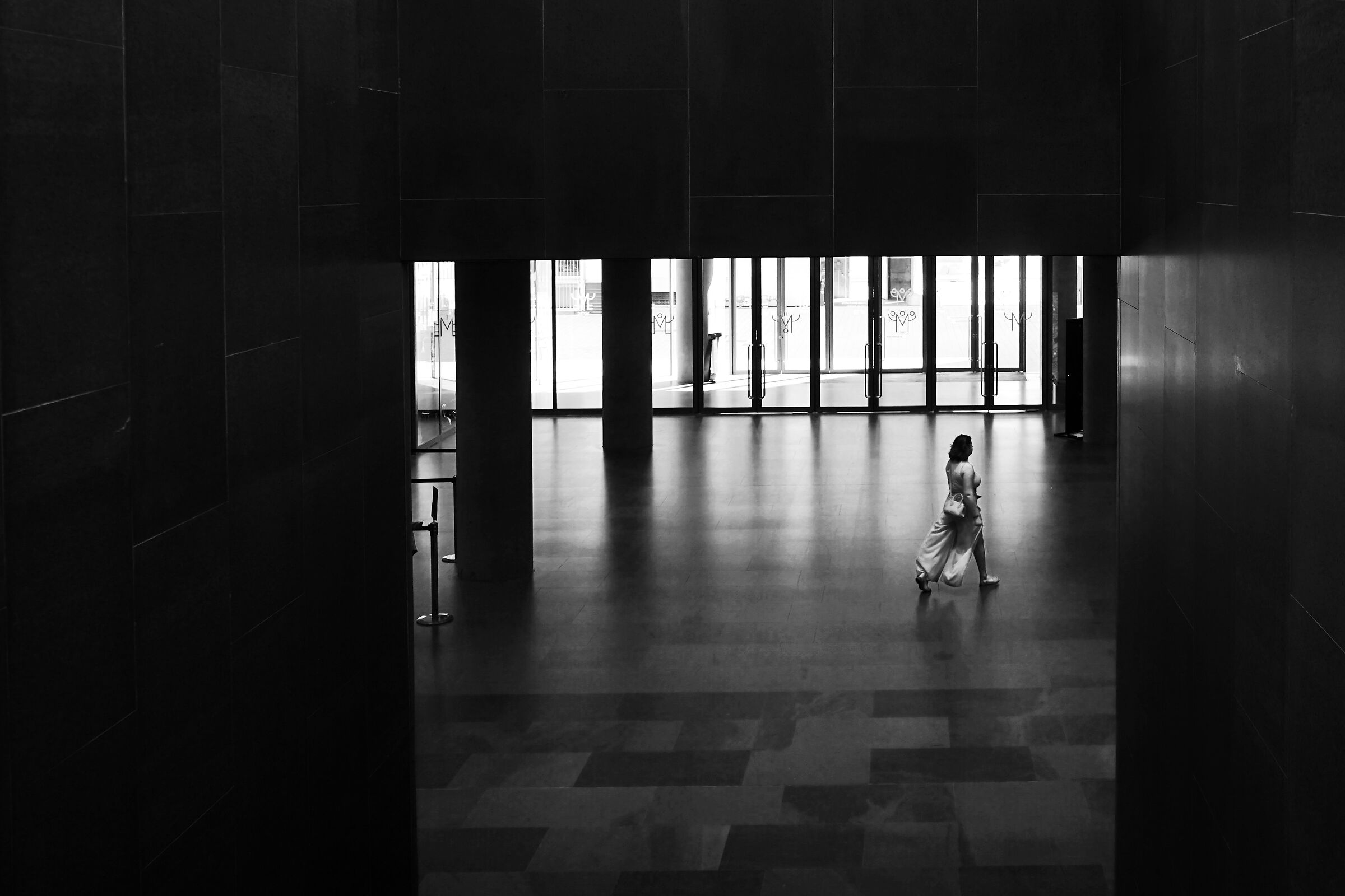 sfilata senza pubblico