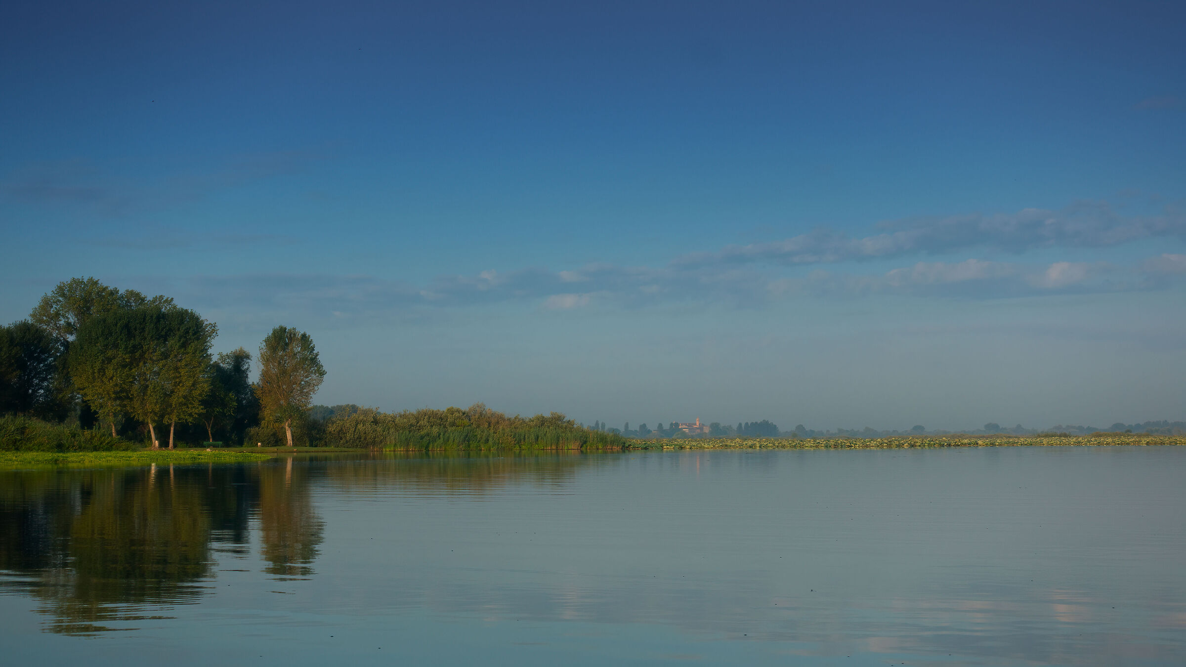 Panorama del Lago Superiore di Mantova