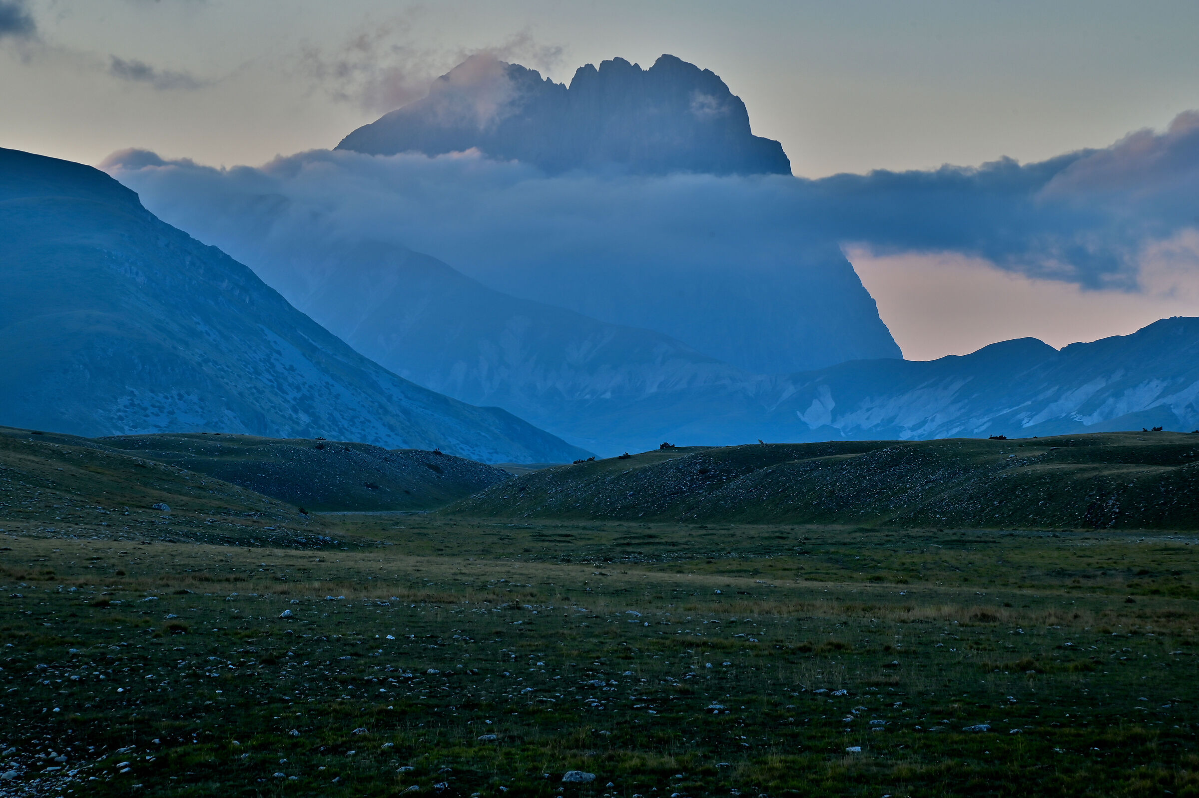 Il Corno Grande al crepuscolo