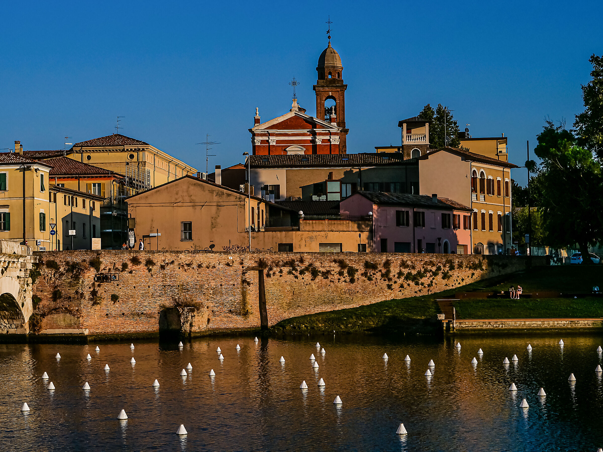 Colori e luce verso sera (Rimini)