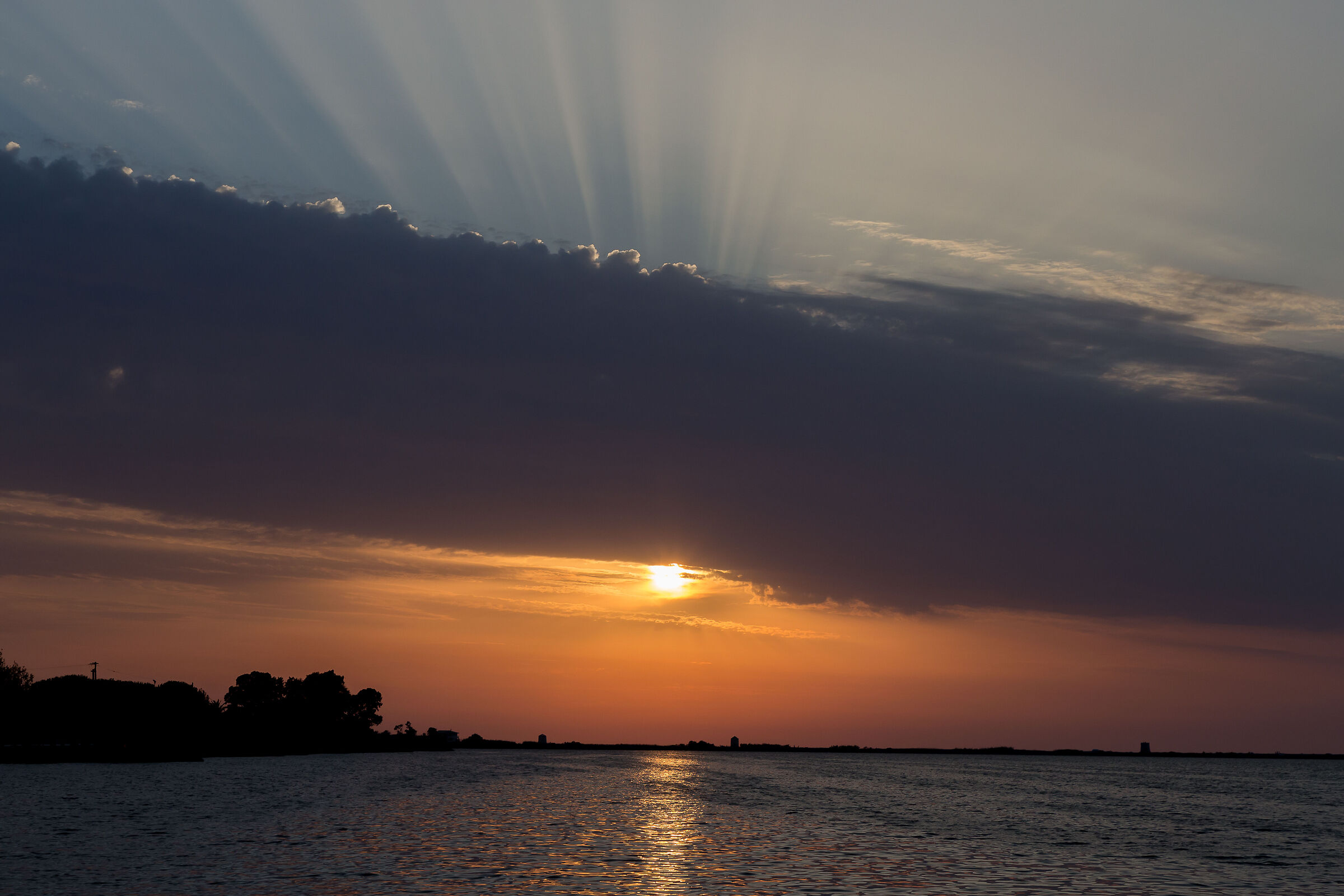 laguna di lefkada tramonto