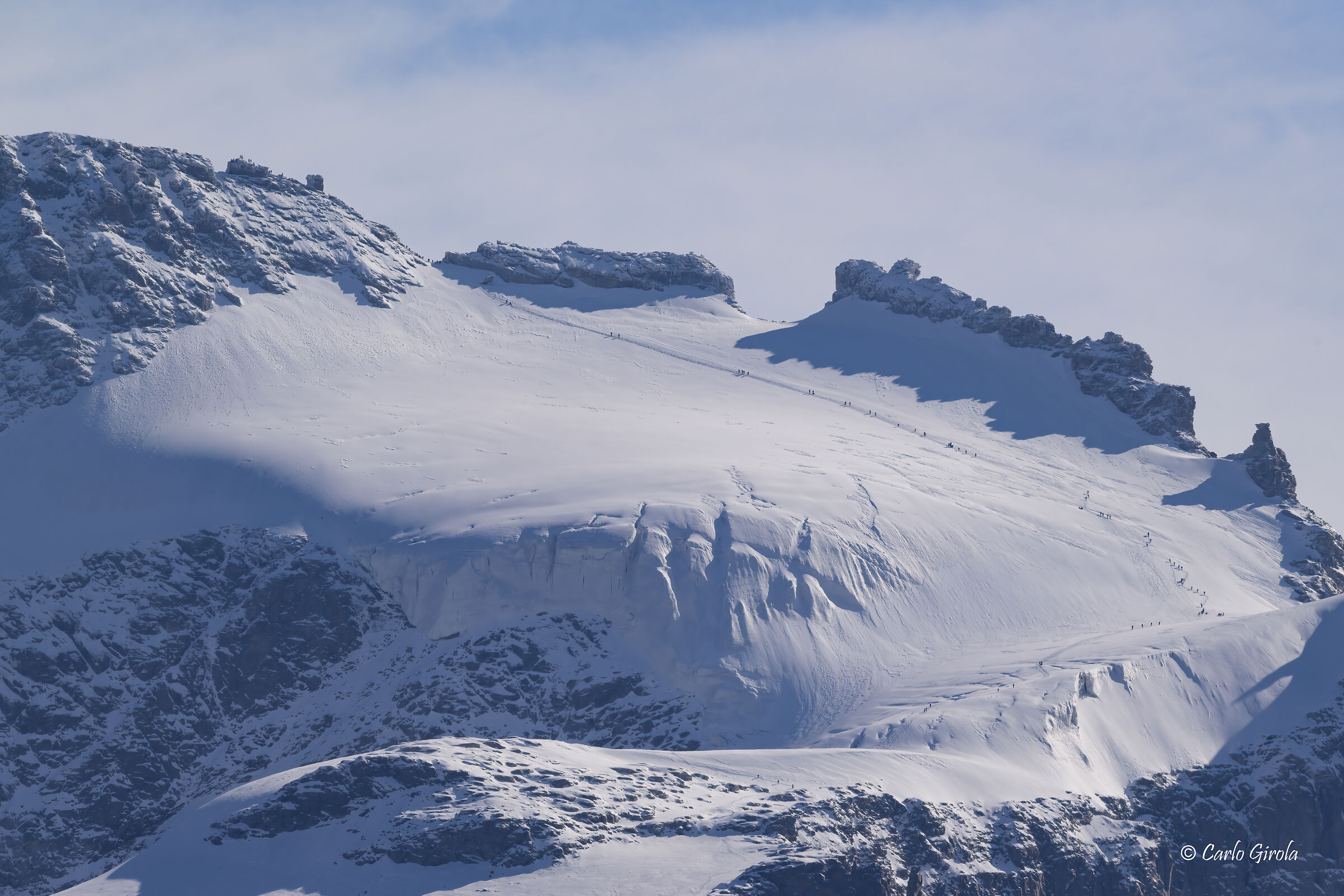 Crowded Gran Paradiso