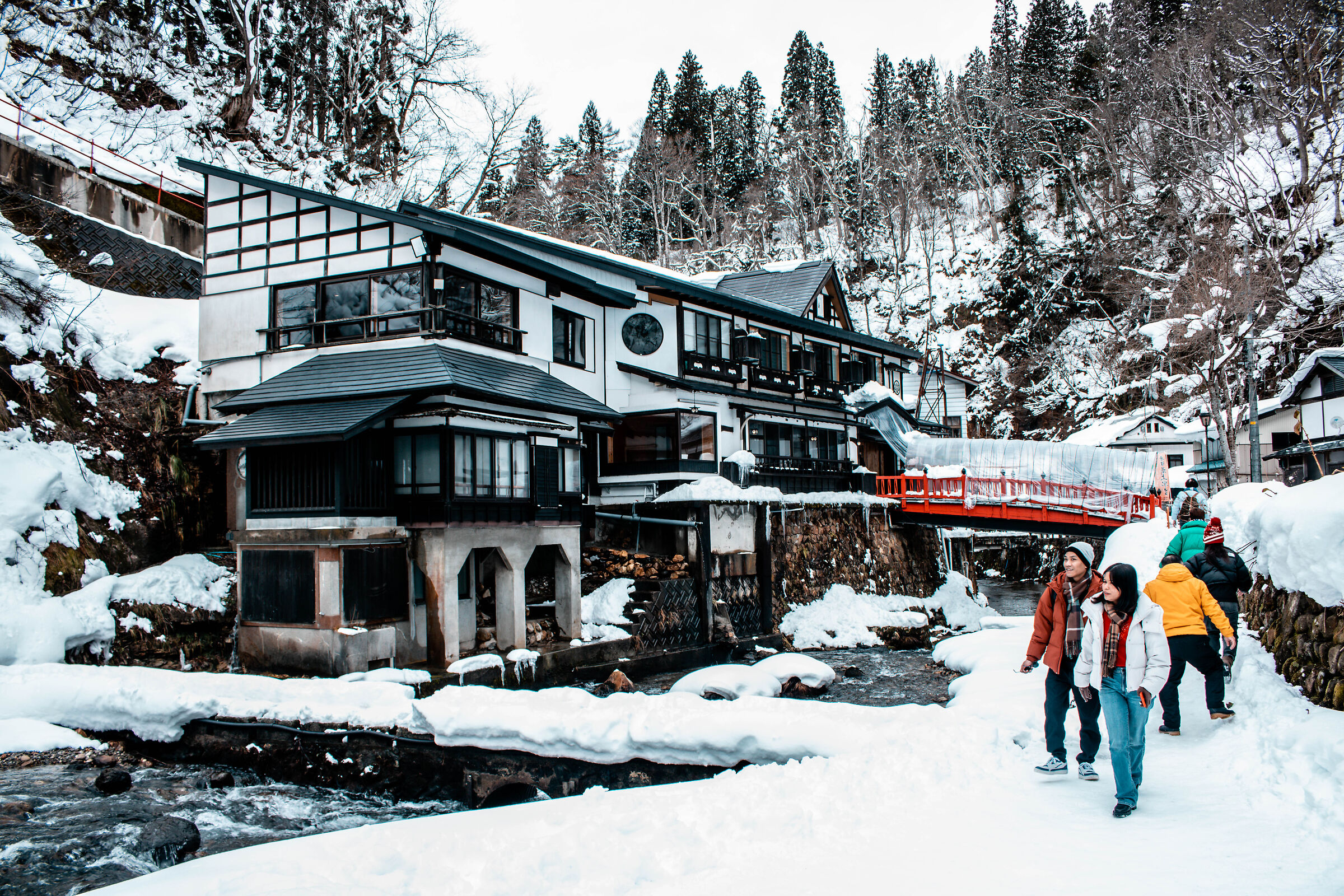 Ginza-Onsen parte finale del villaggio