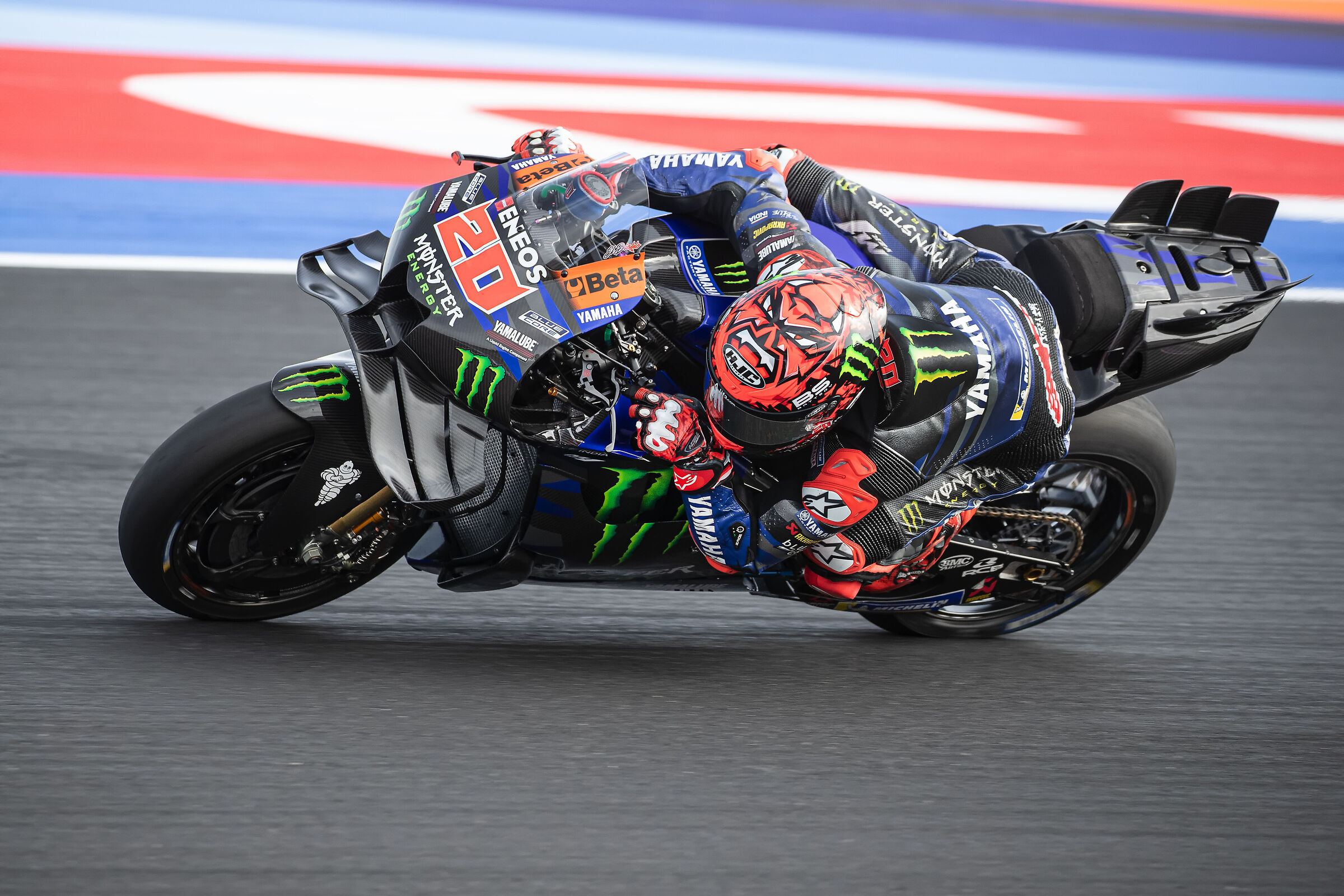 Fabio Quartararo Yamaha Monster a Misano