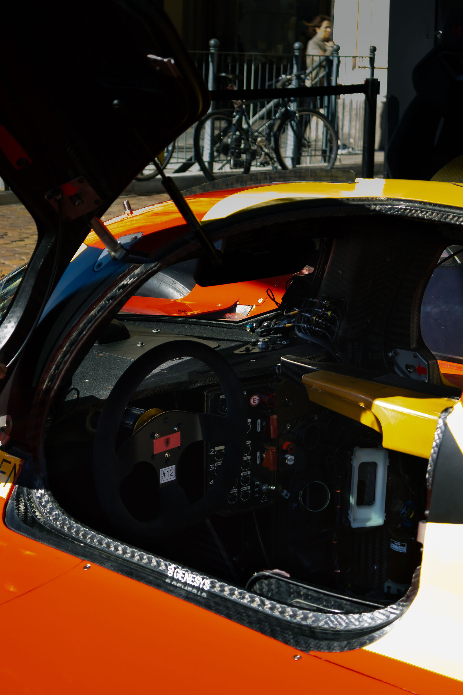 Ferrari 499P cockpit