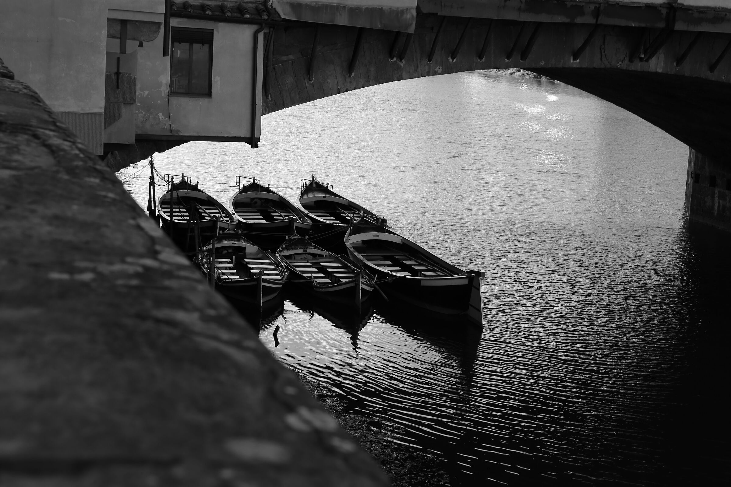 Barche al Ponte Vecchio