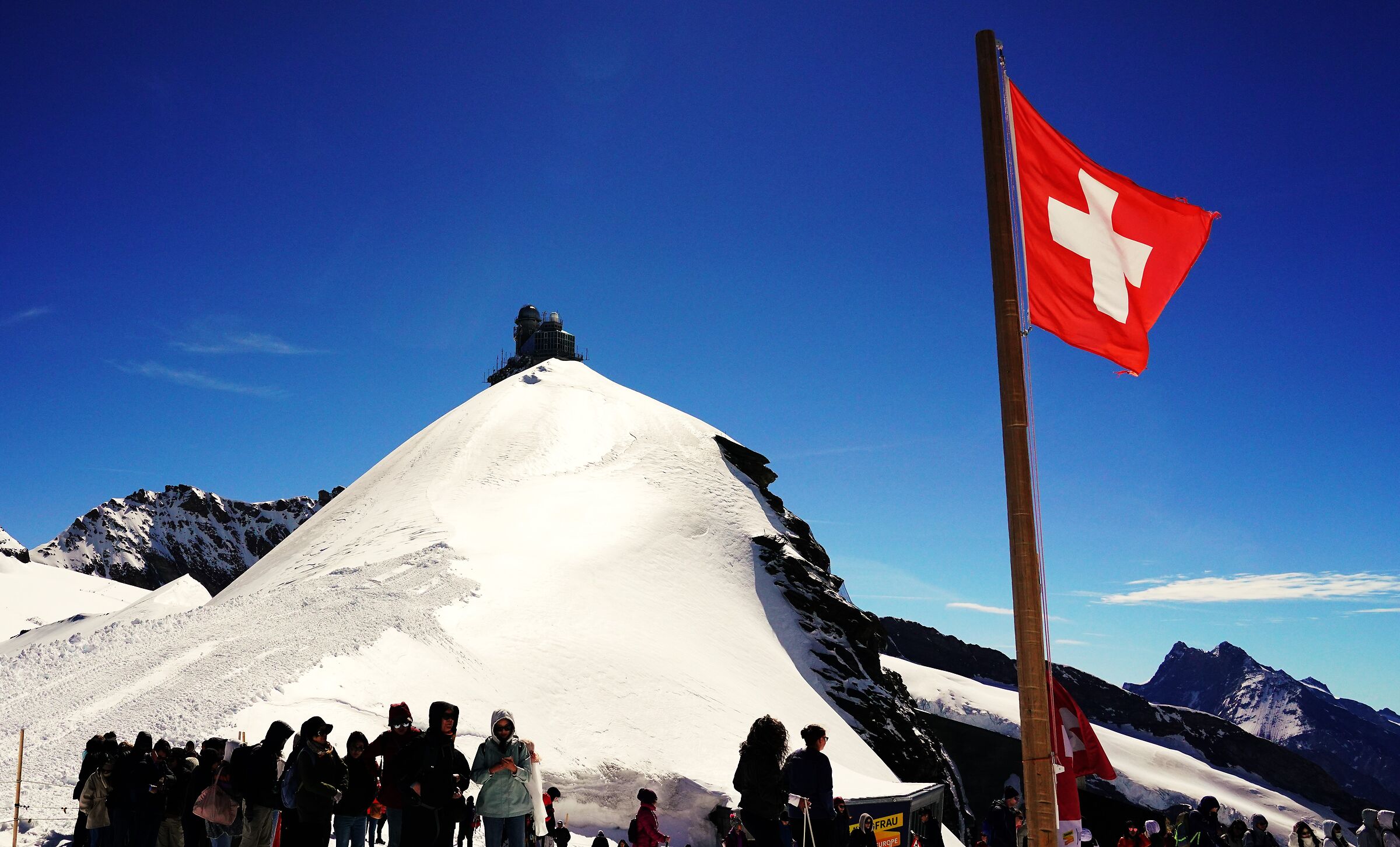 Jungfraujoch 3475 M.