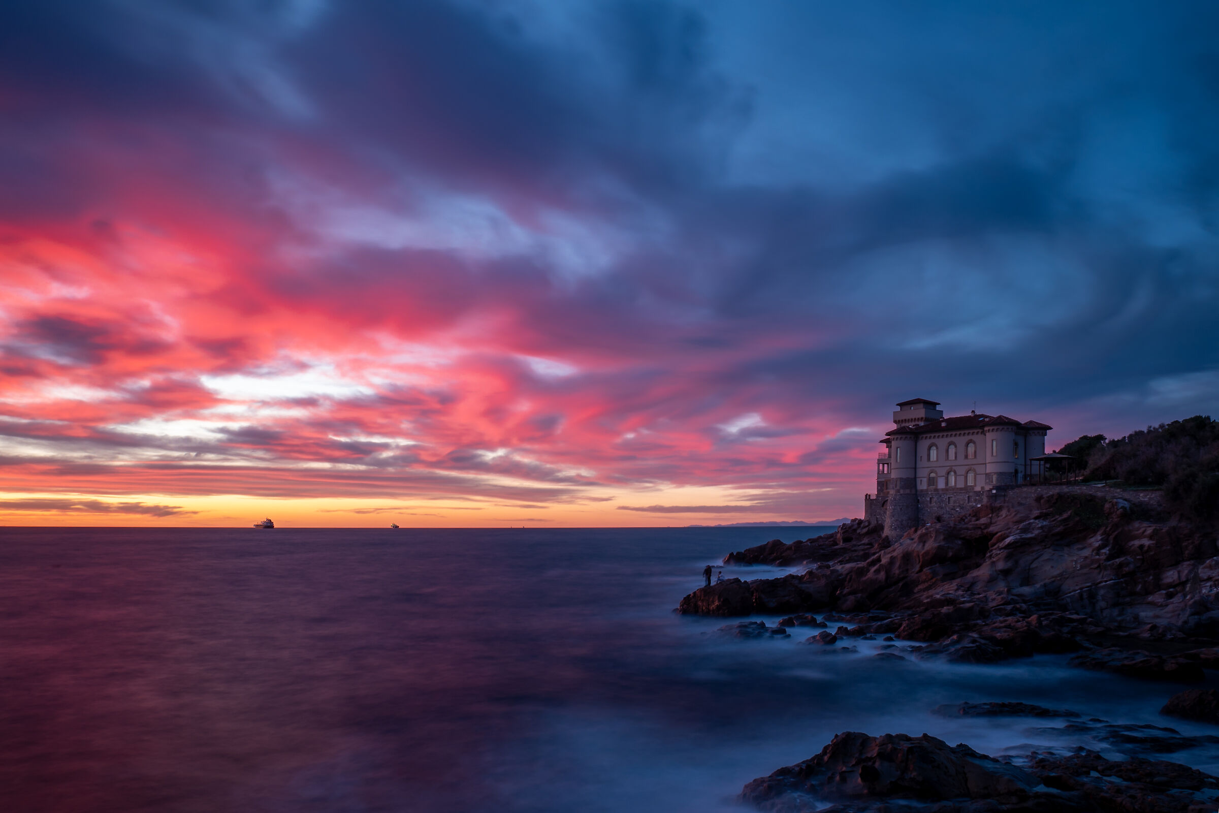 Tramonto al Castello del Boccale